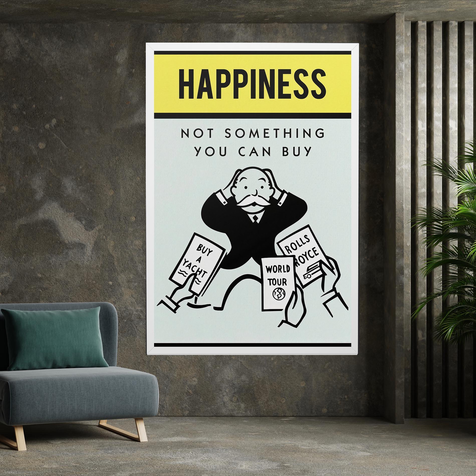 Leinwandbild HAPPINES mockup 7
