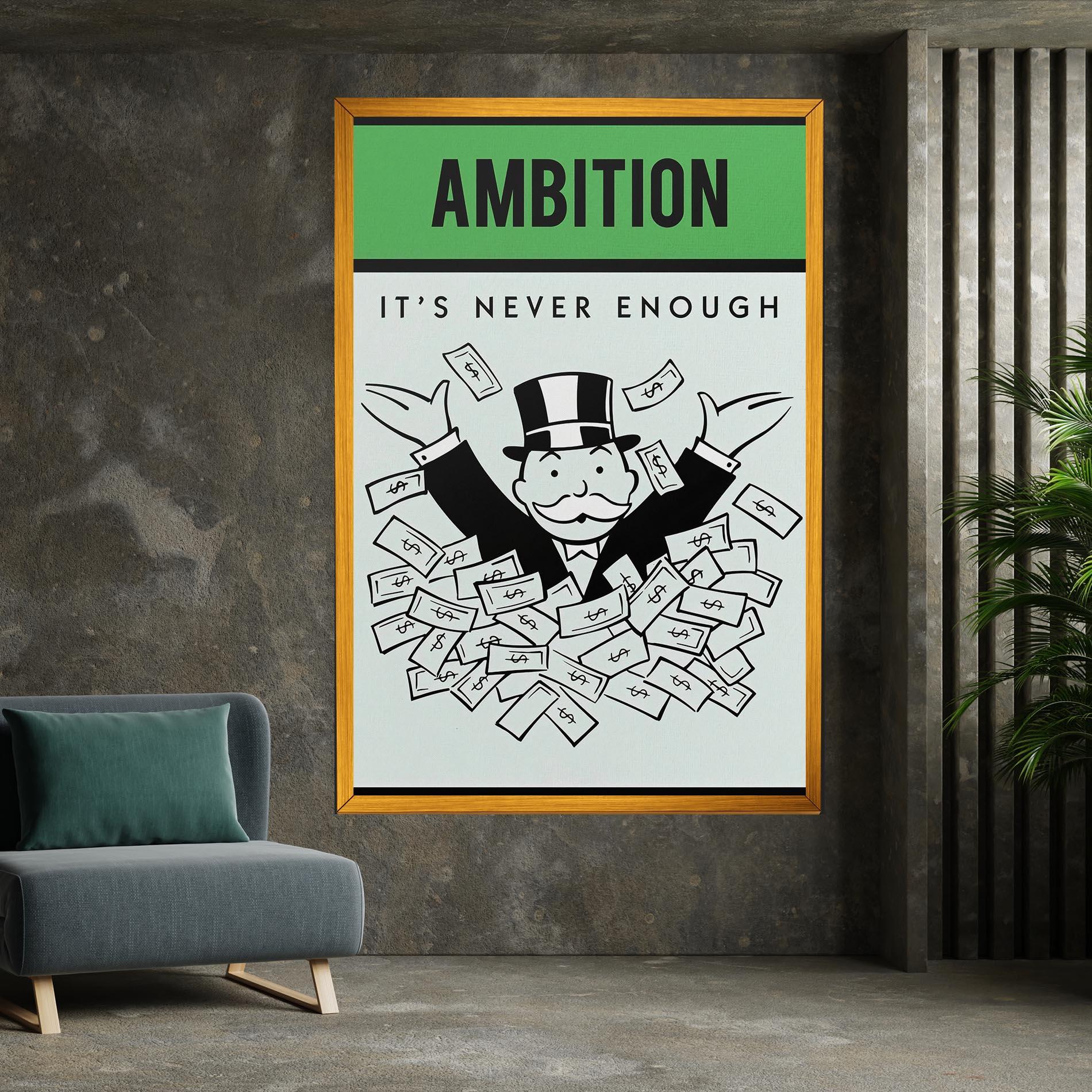 Leinwandbild AMBITION mockup 7