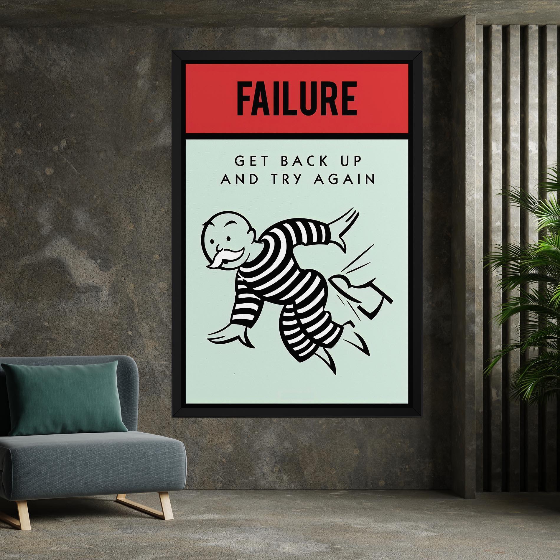 Leinwandbild FAILURE mockup 7