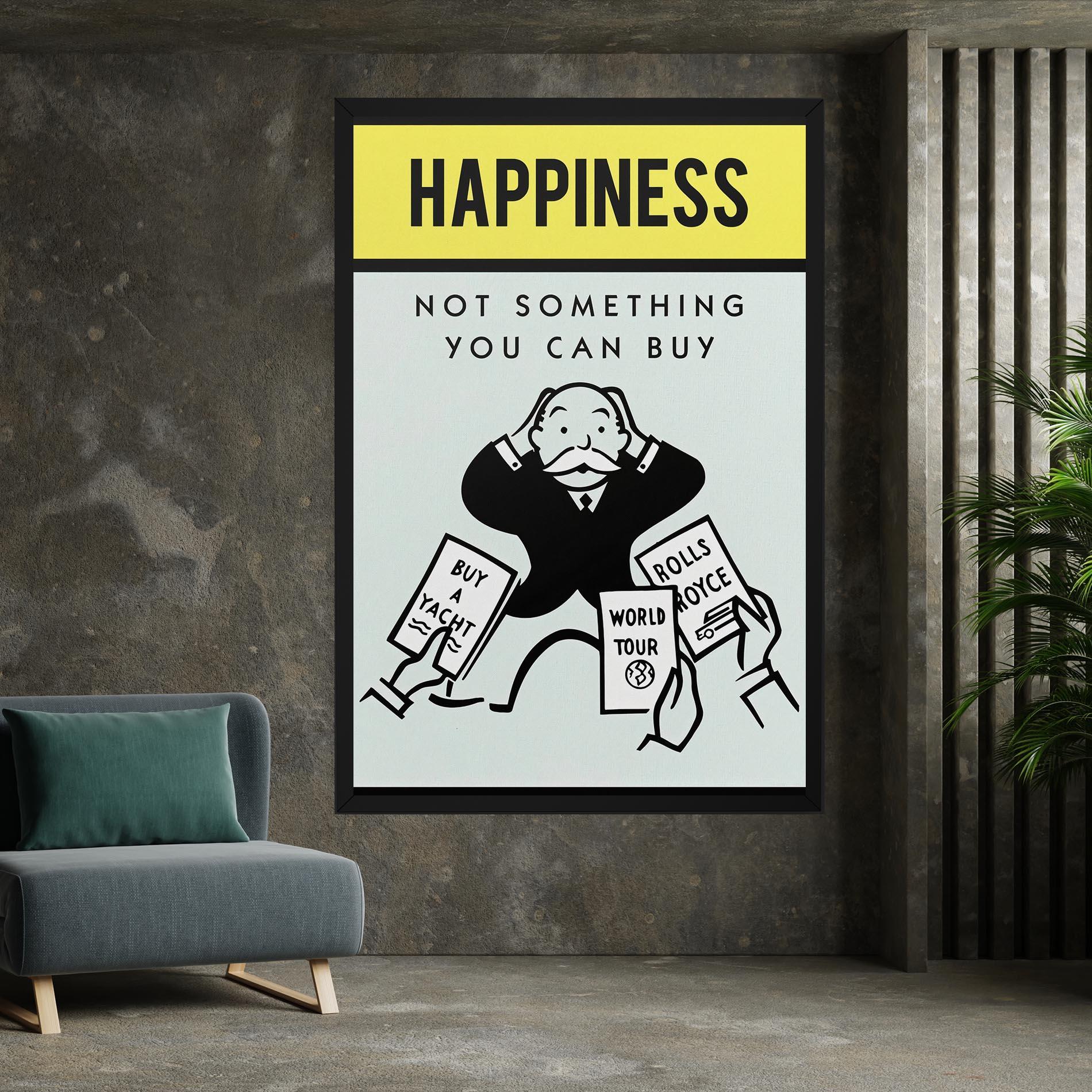 Leinwandbild HAPPINES mockup 7