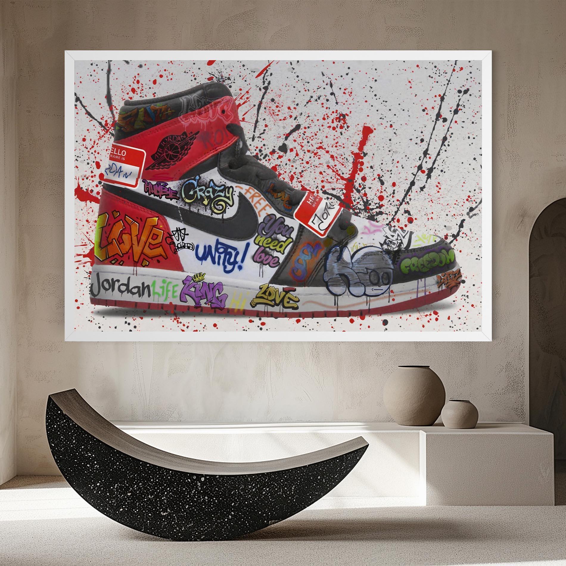 Leinwandbild Jordan Drip mockup 8
