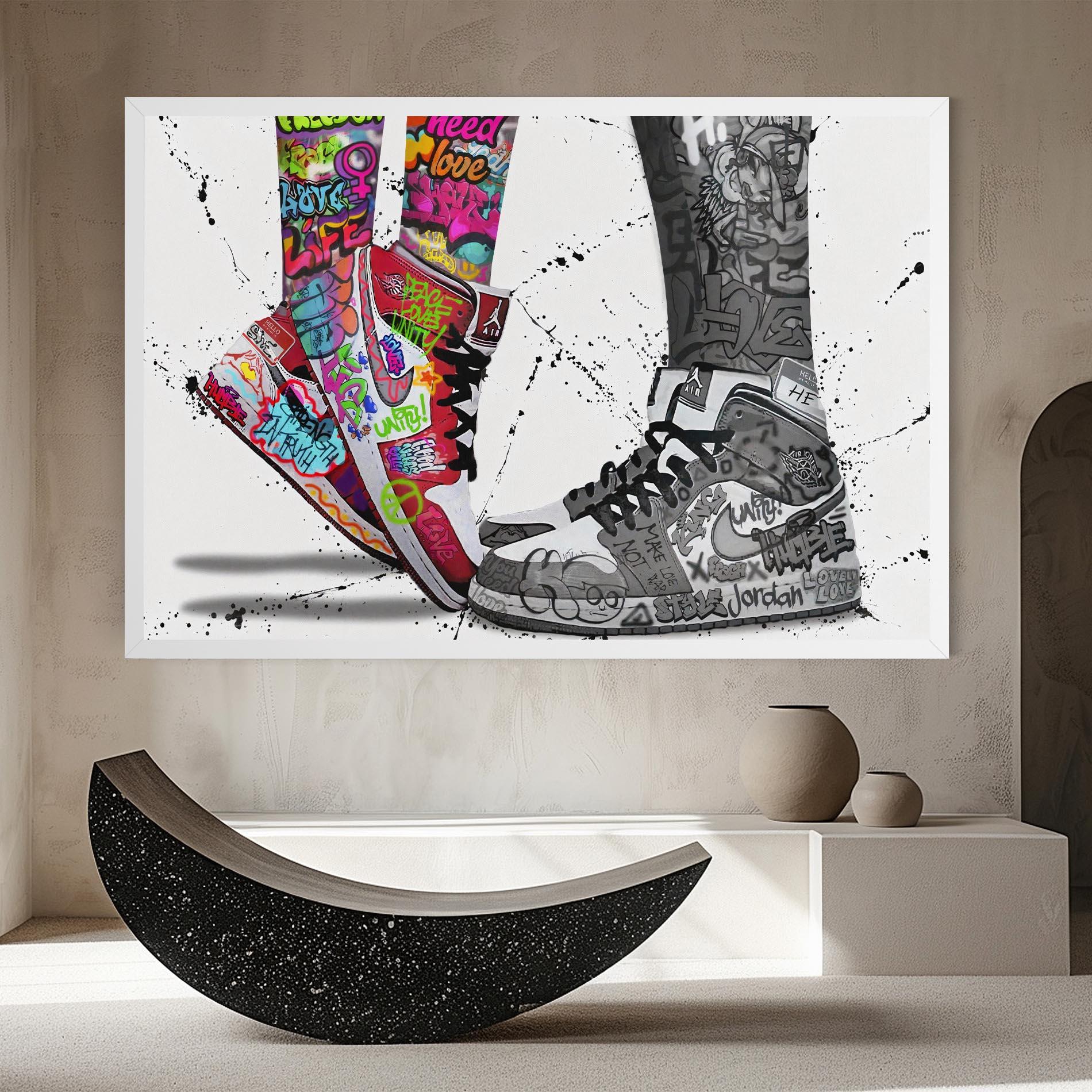 Leinwandbild Love On My Toes mockup 8