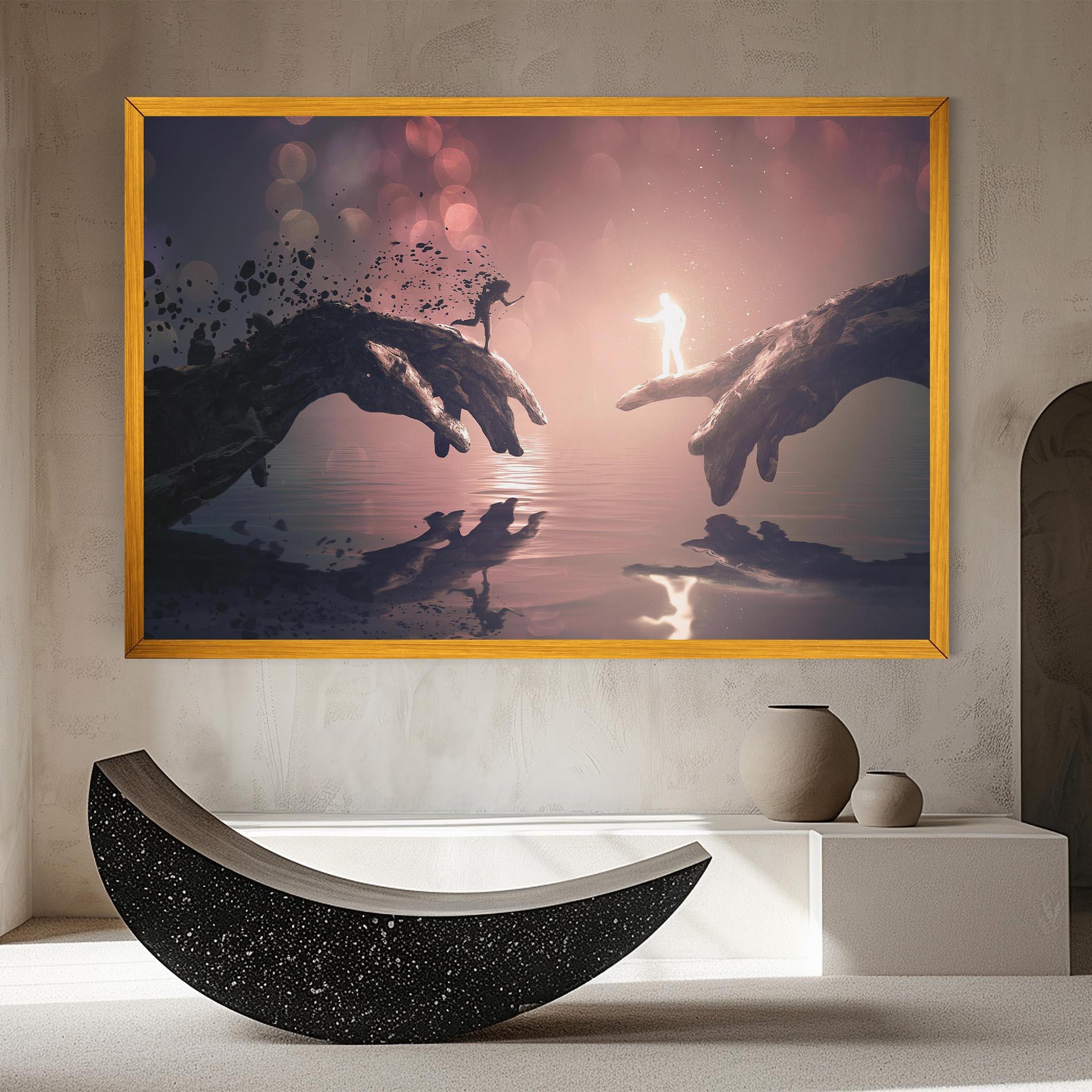 Leinwandbild Life Story mockup 8