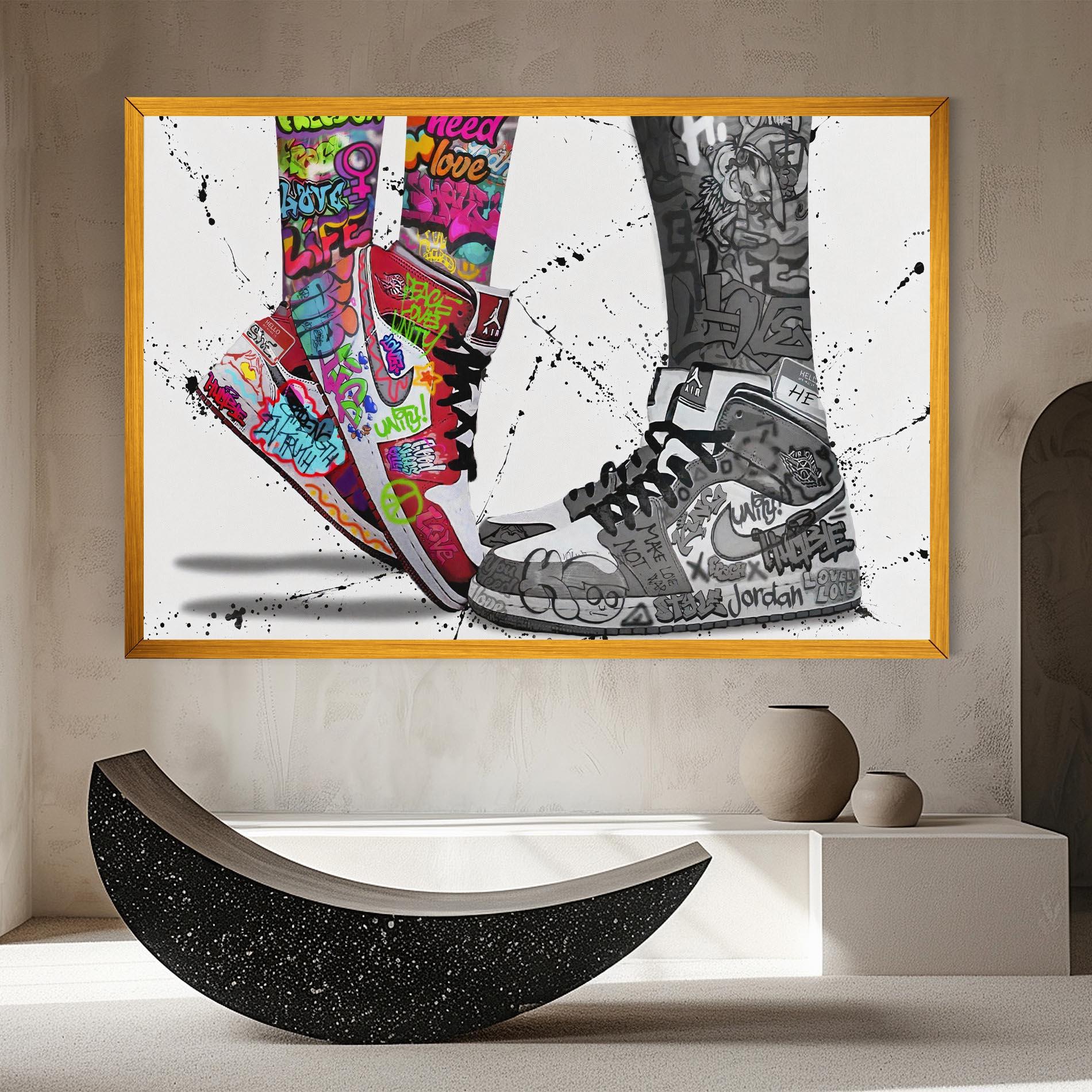 Leinwandbild Love On My Toes mockup 8