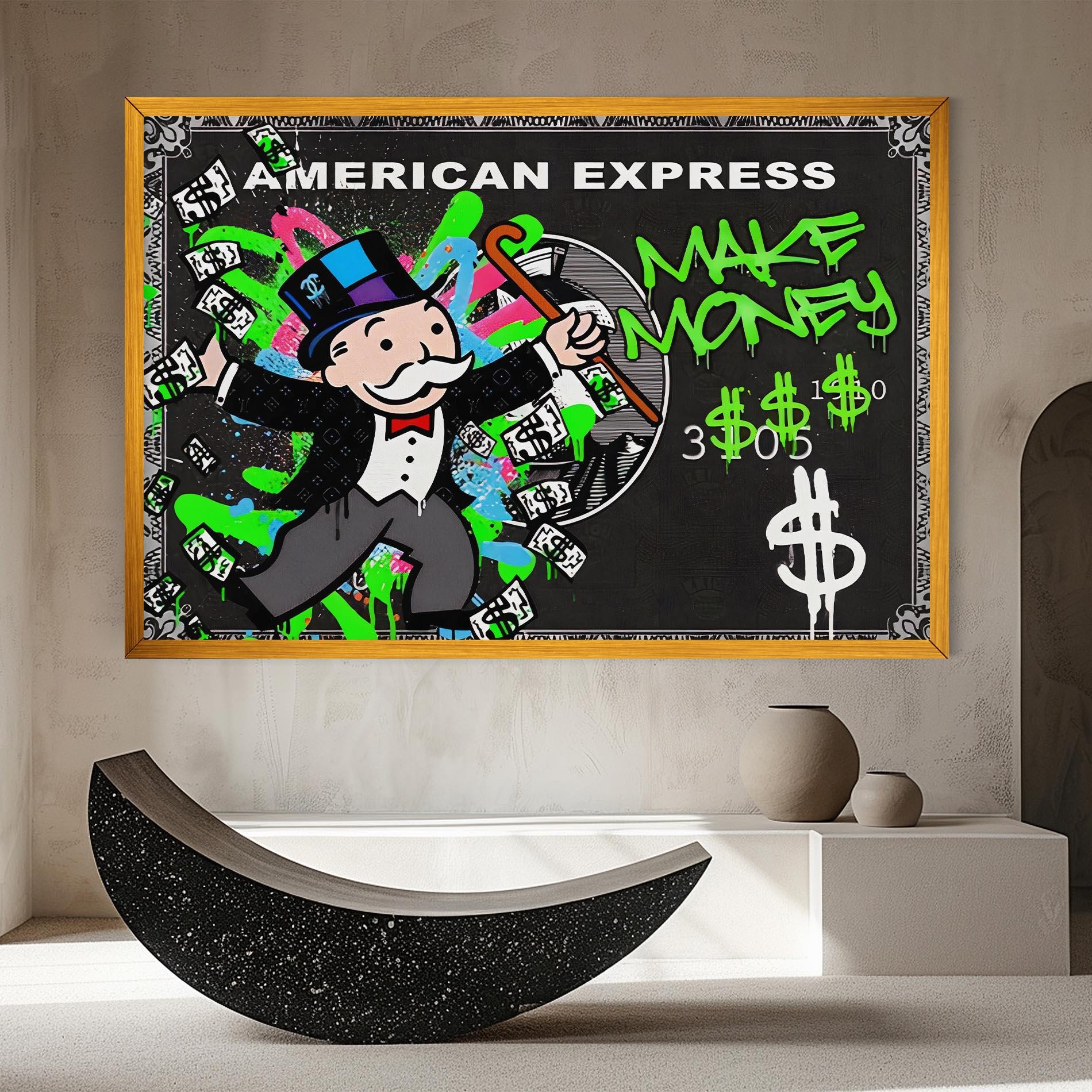 Leinwandbild Make Money mockup 8