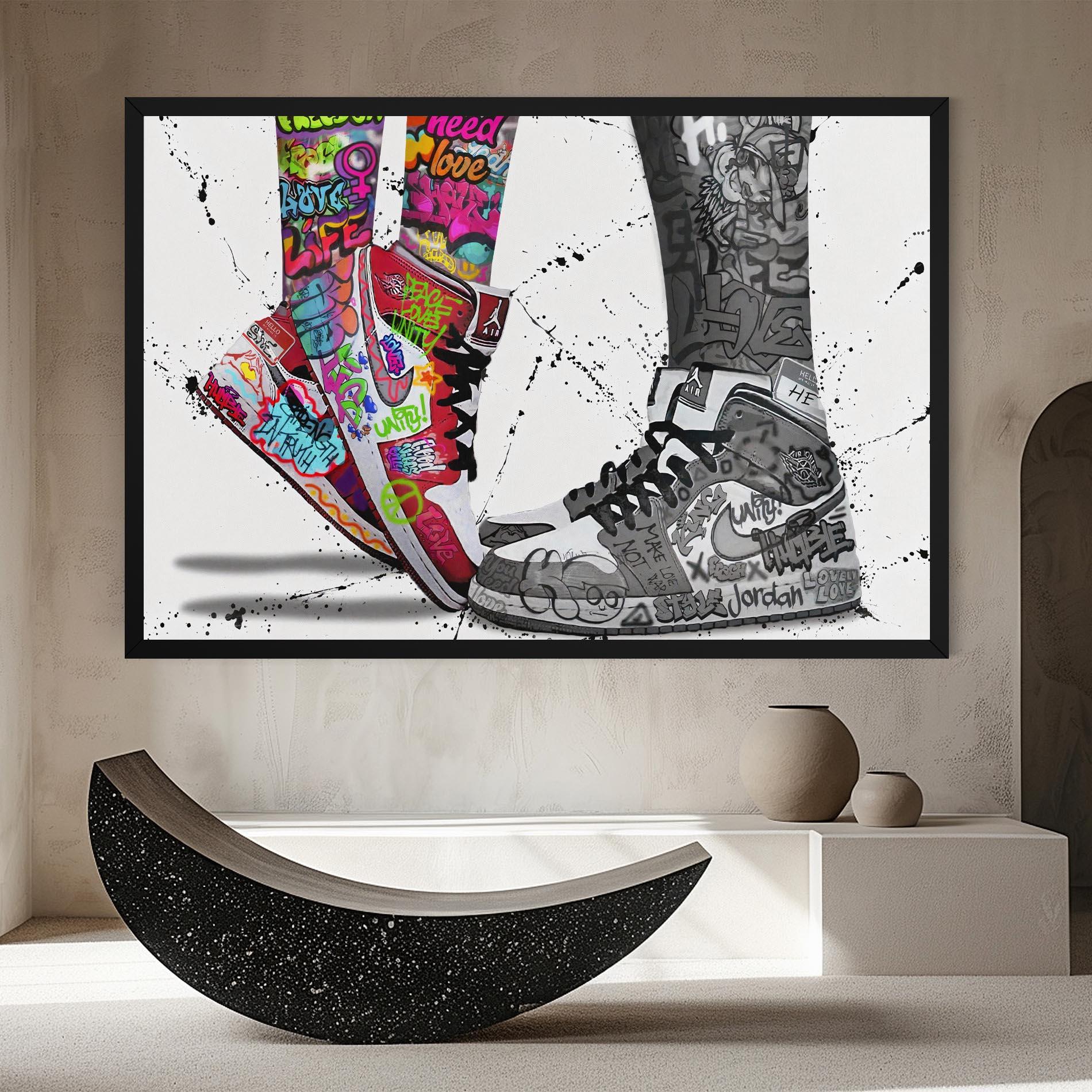 Leinwandbild Love On My Toes mockup 8