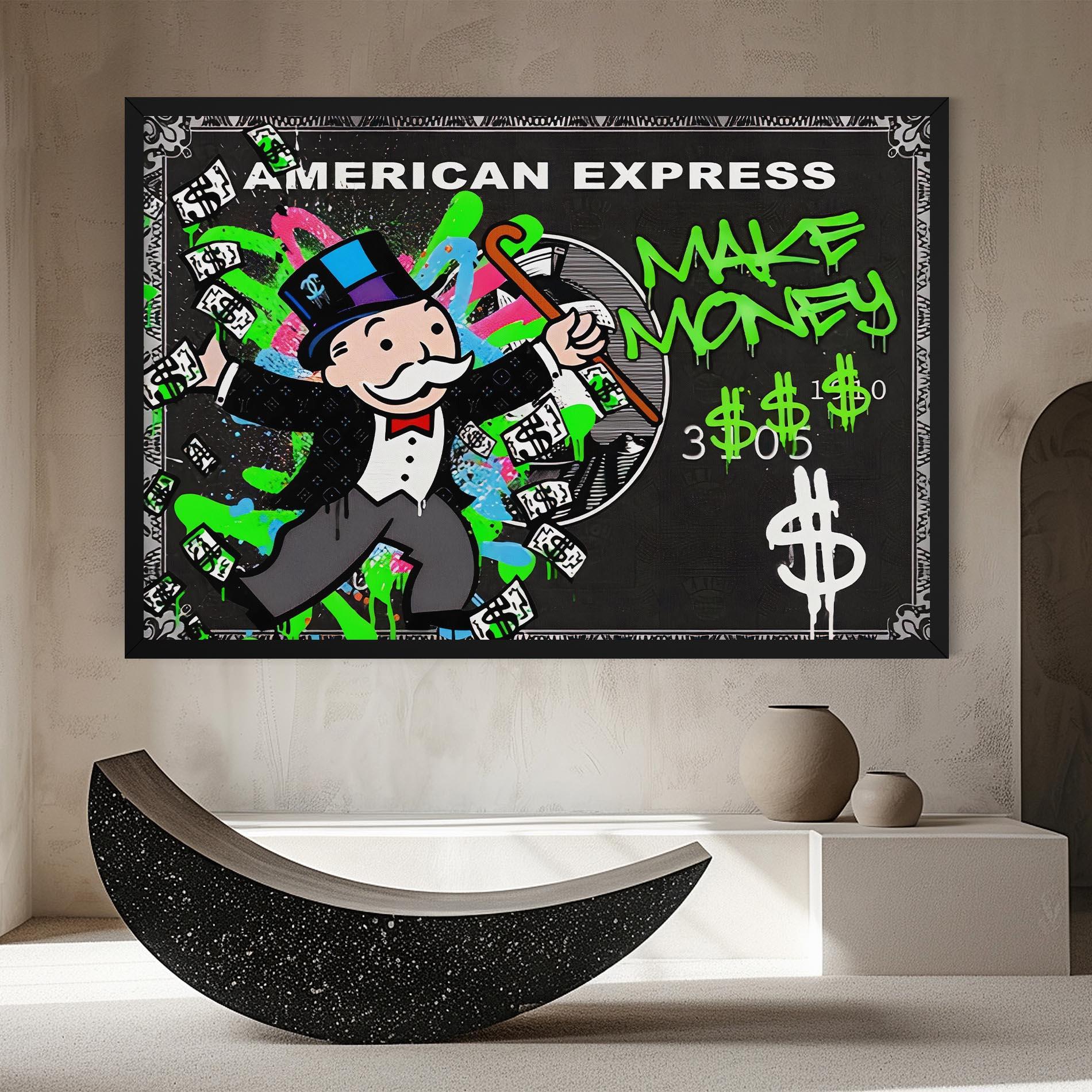 Leinwandbild Make Money mockup 8