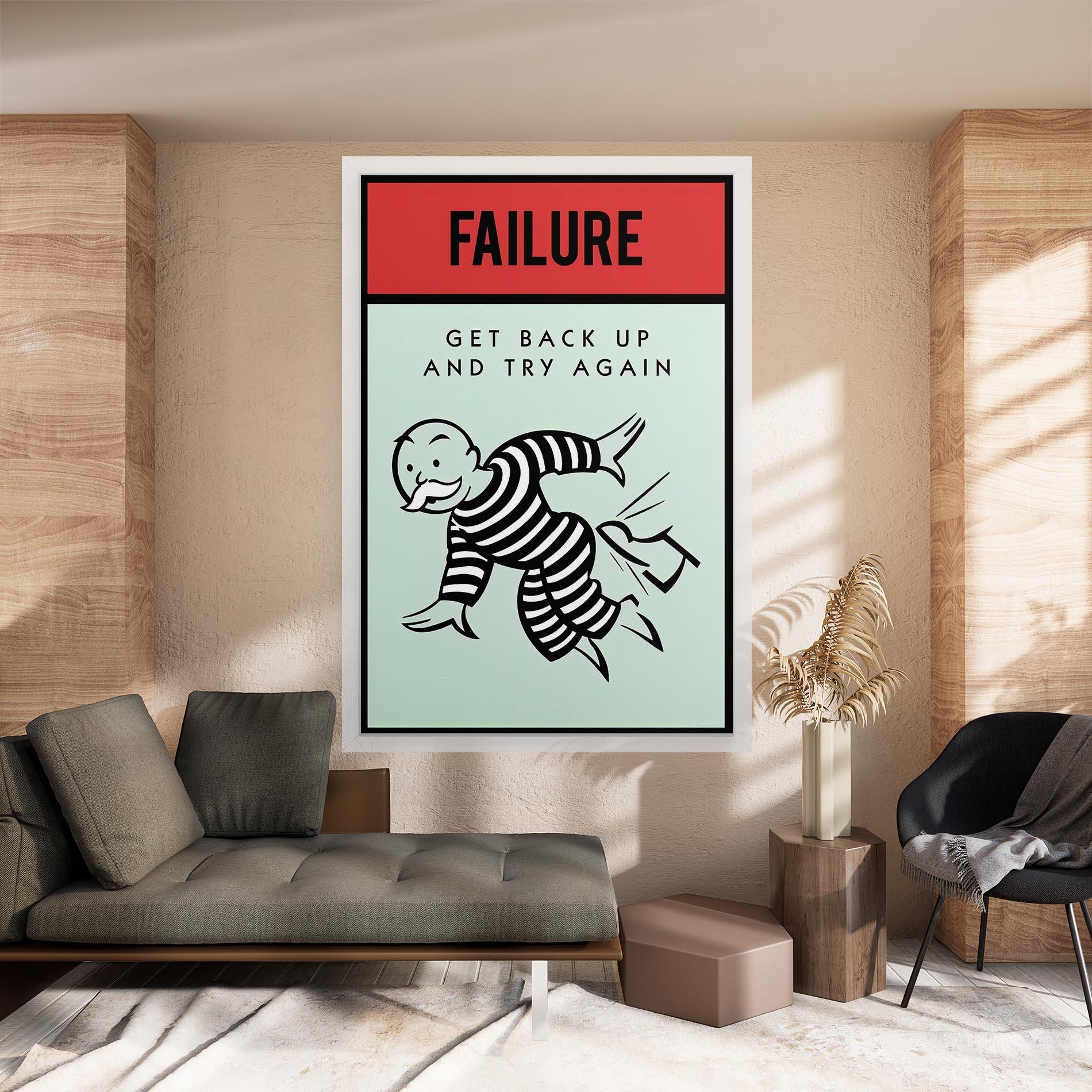 Leinwandbild FAILURE mockup 8