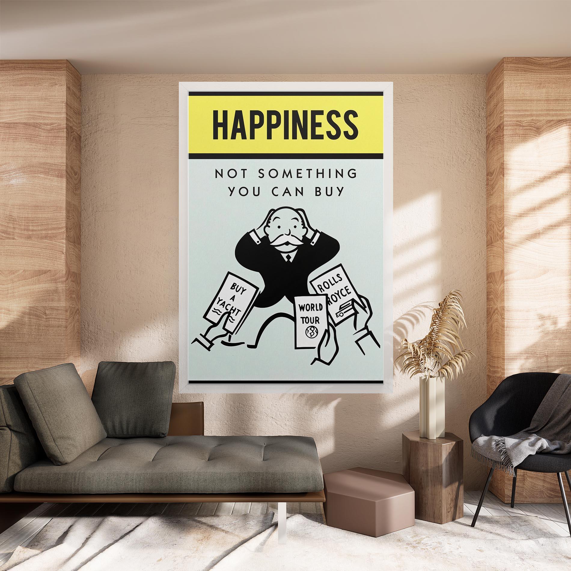 Leinwandbild HAPPINES mockup 8