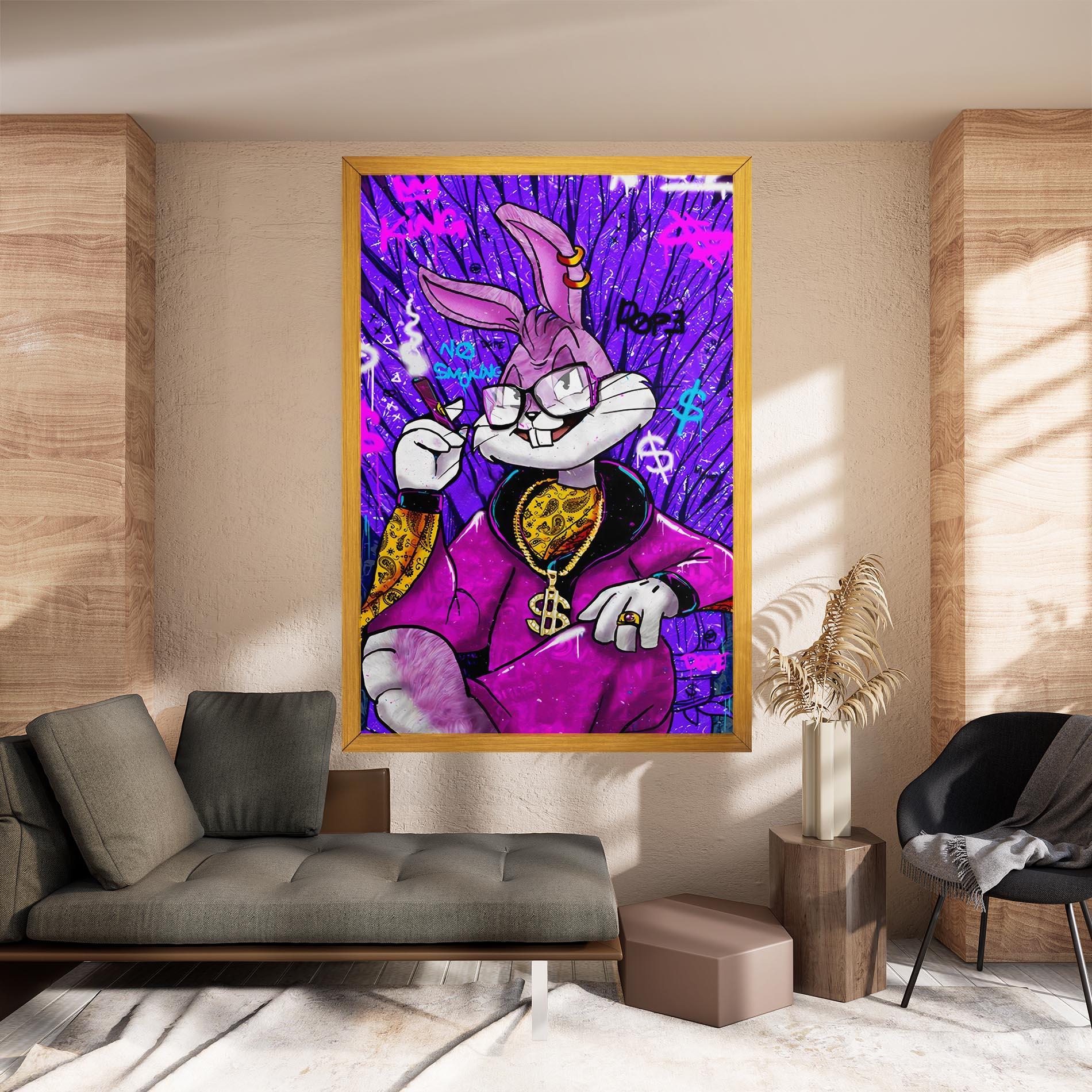 Leinwandbild Boss Buny mockup 8