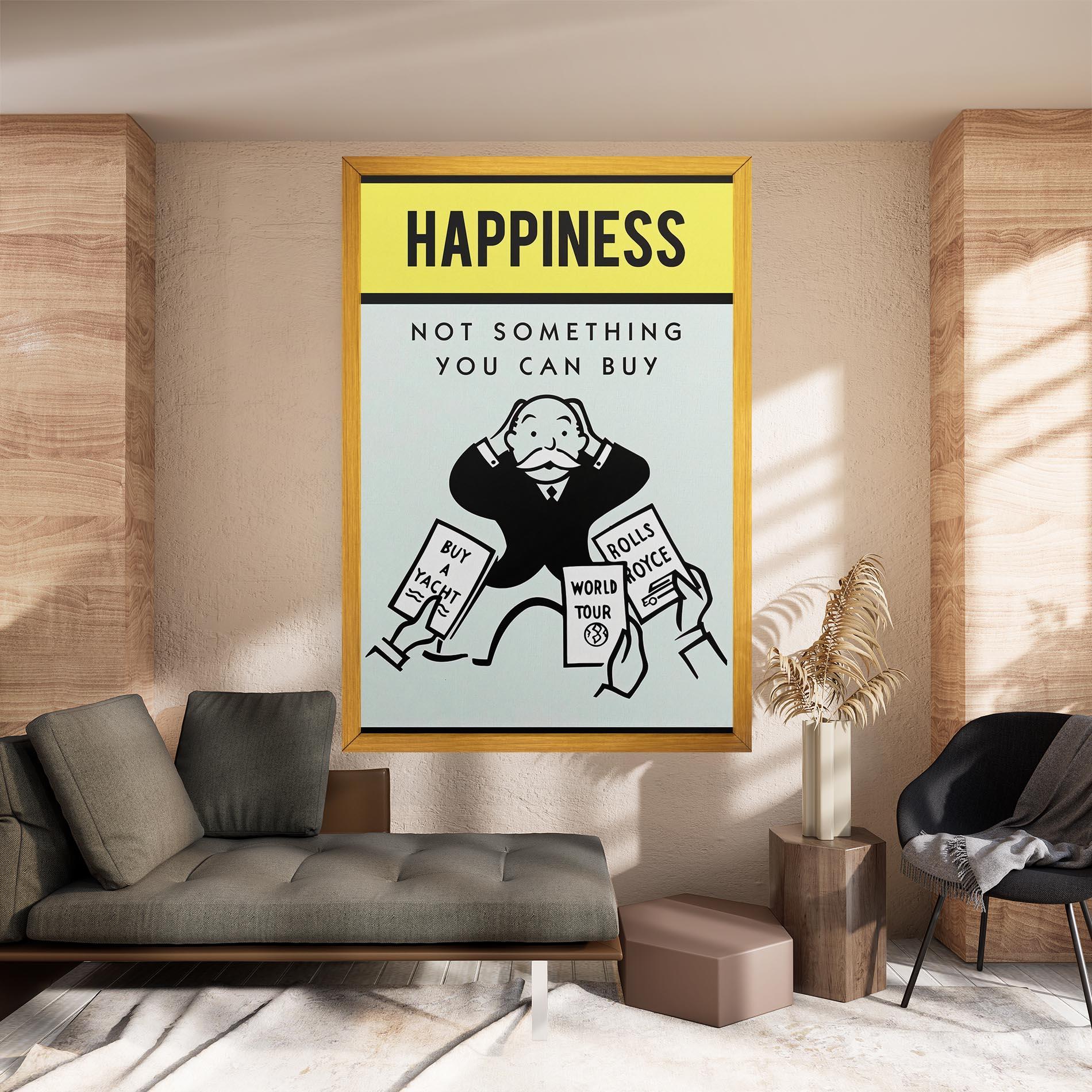 Leinwandbild HAPPINES mockup 8