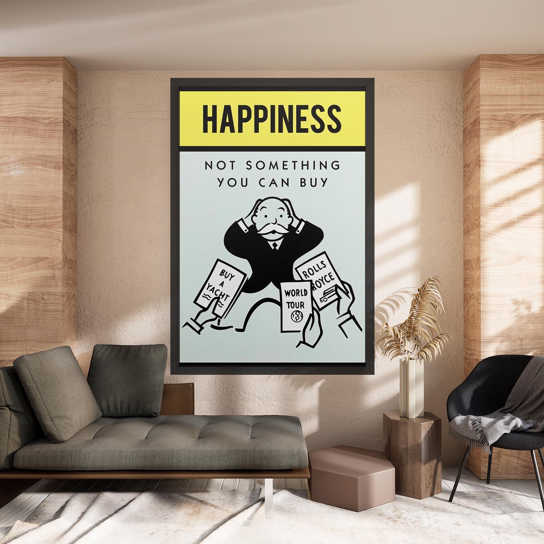 Leinwandbild HAPPINES mockup 8
