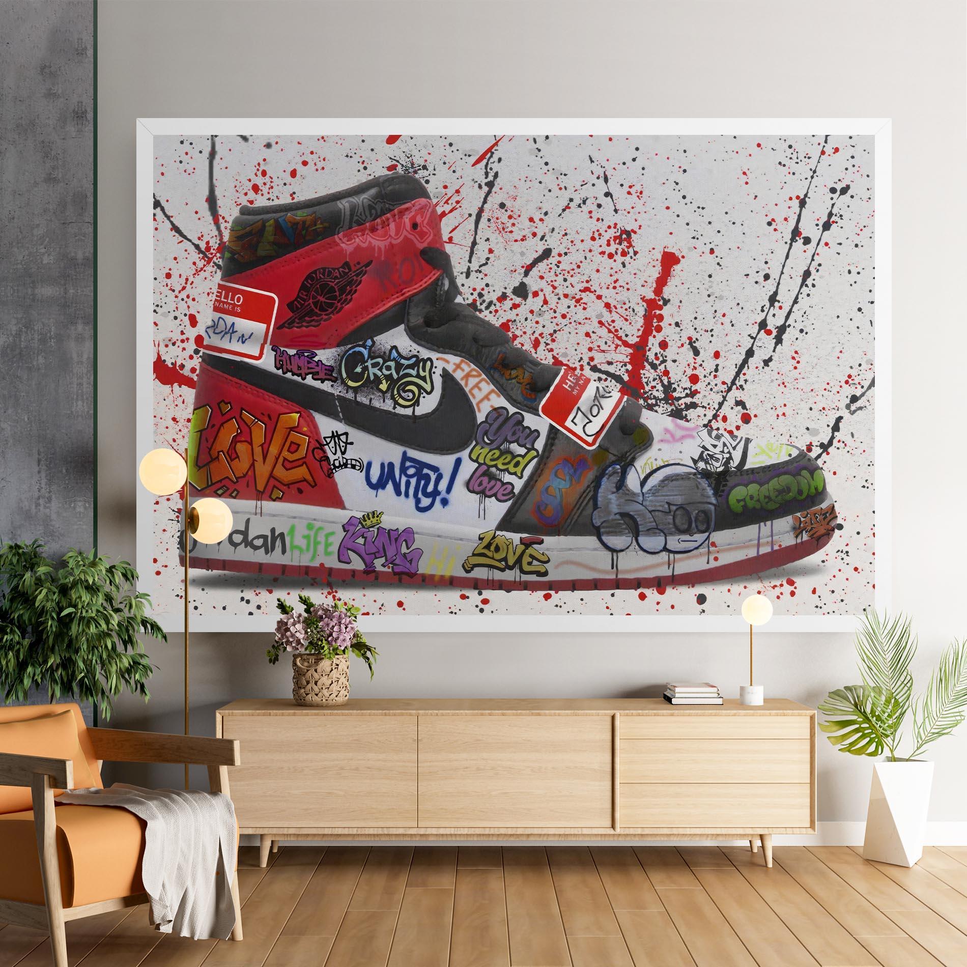 Leinwandbild Jordan Drip mockup 9