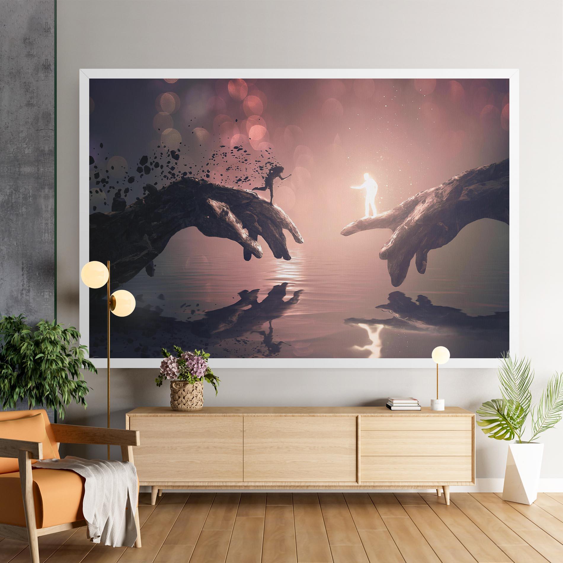 Leinwandbild Life Story mockup 9