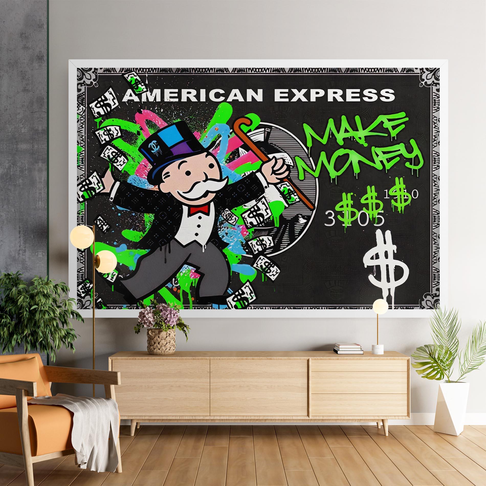 Leinwandbild Make Money mockup 9