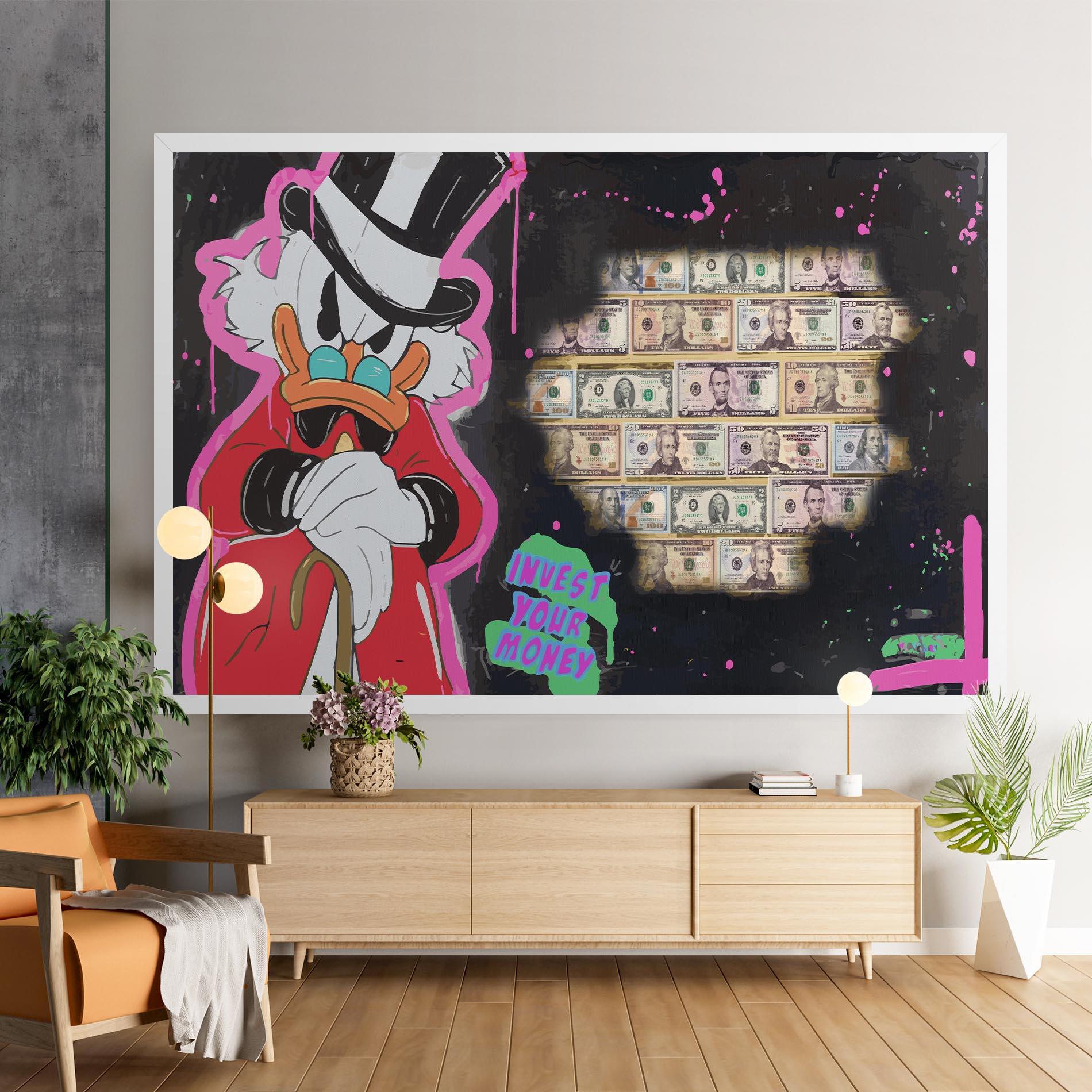 Leinwandbild Money Advice mockup 9