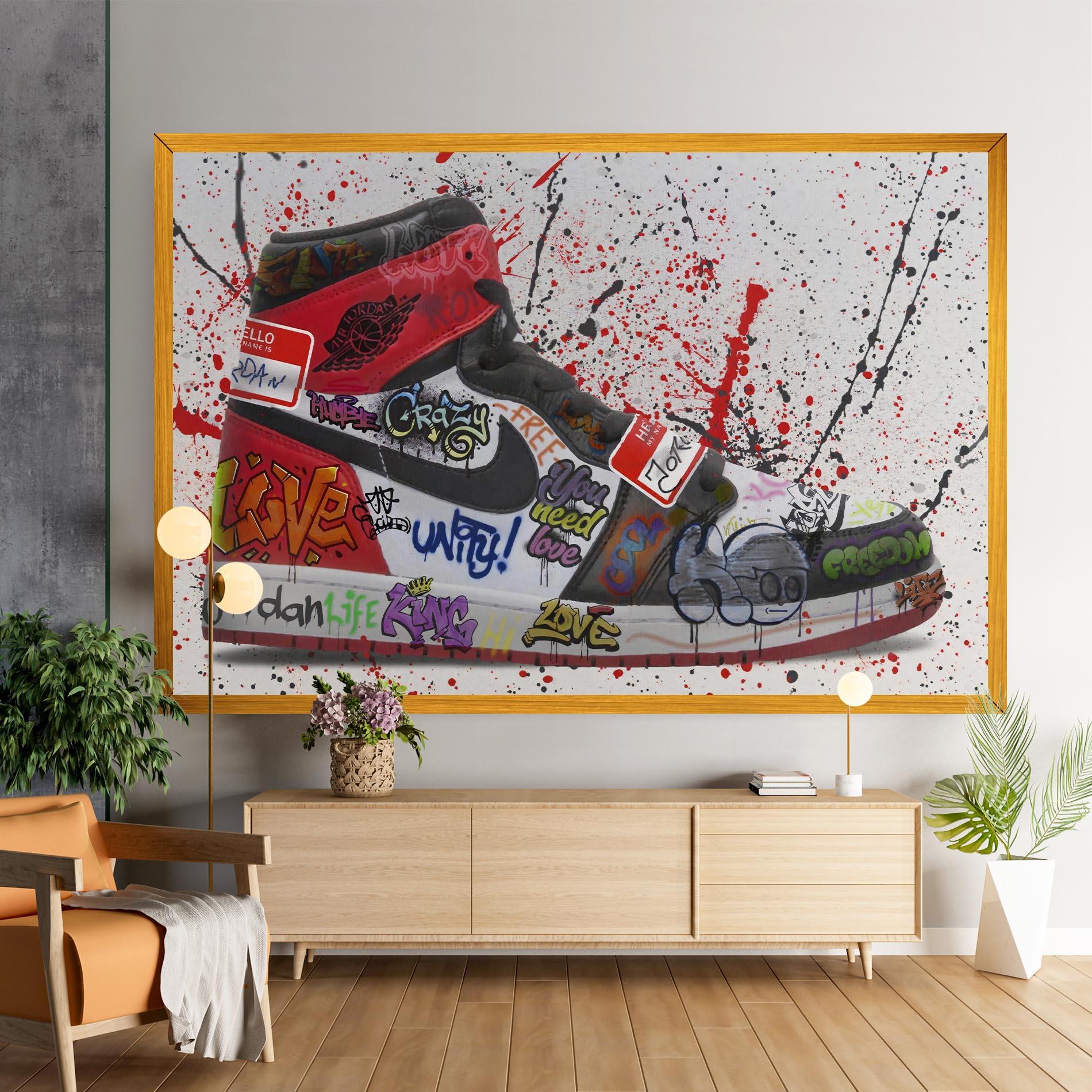 Leinwandbild Jordan Drip mockup 9