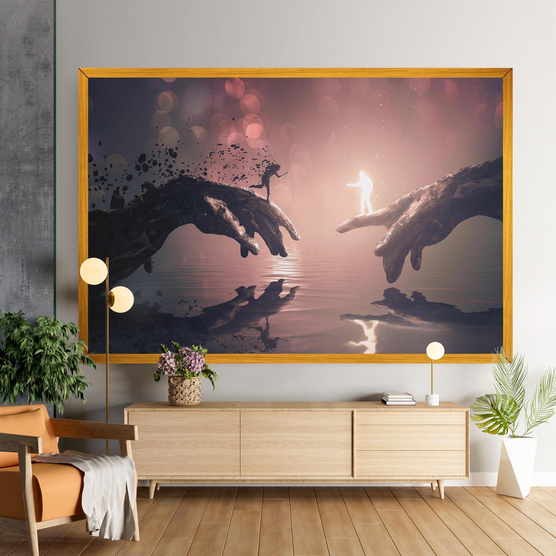 Leinwandbild Life Story mockup 9