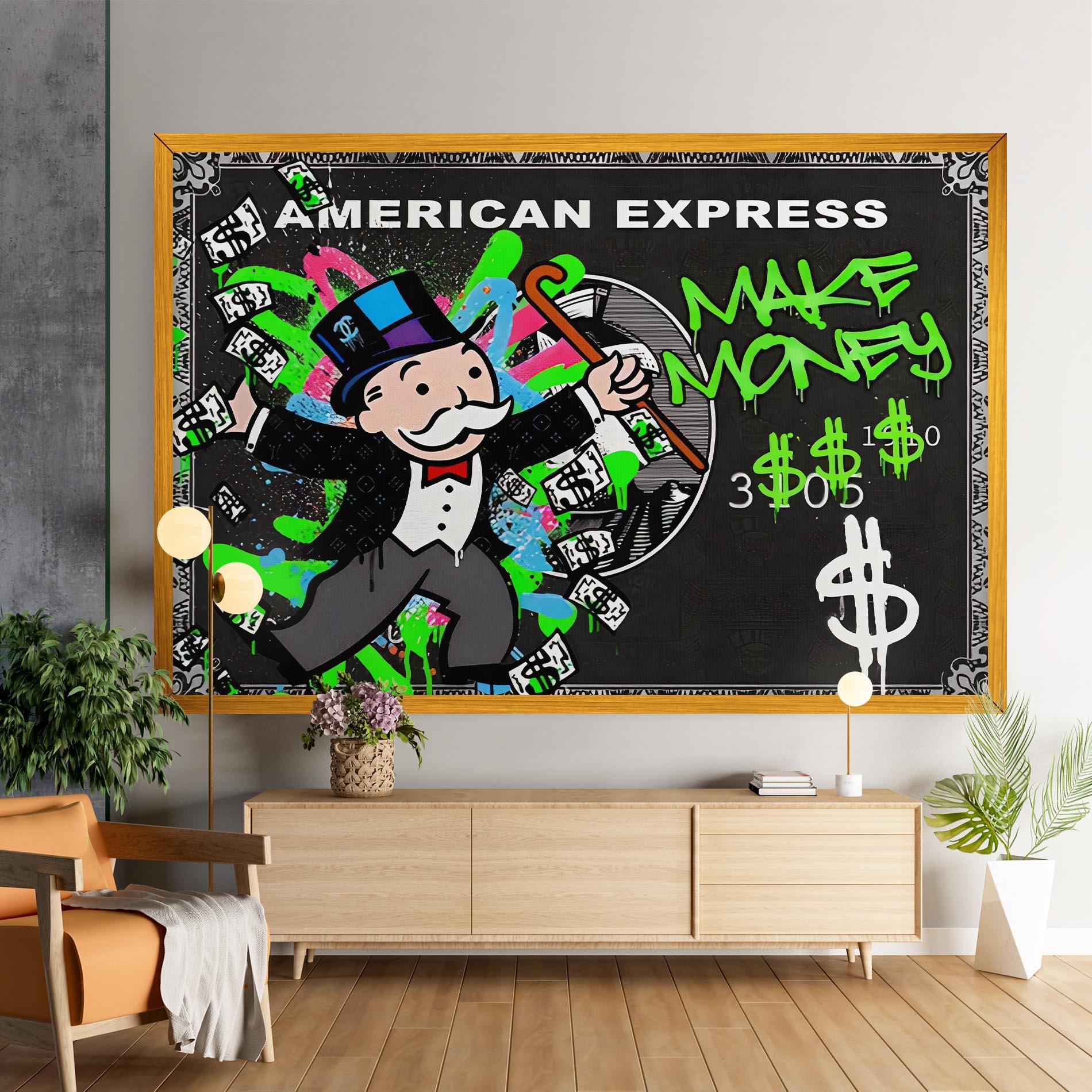 Leinwandbild Make Money mockup 9