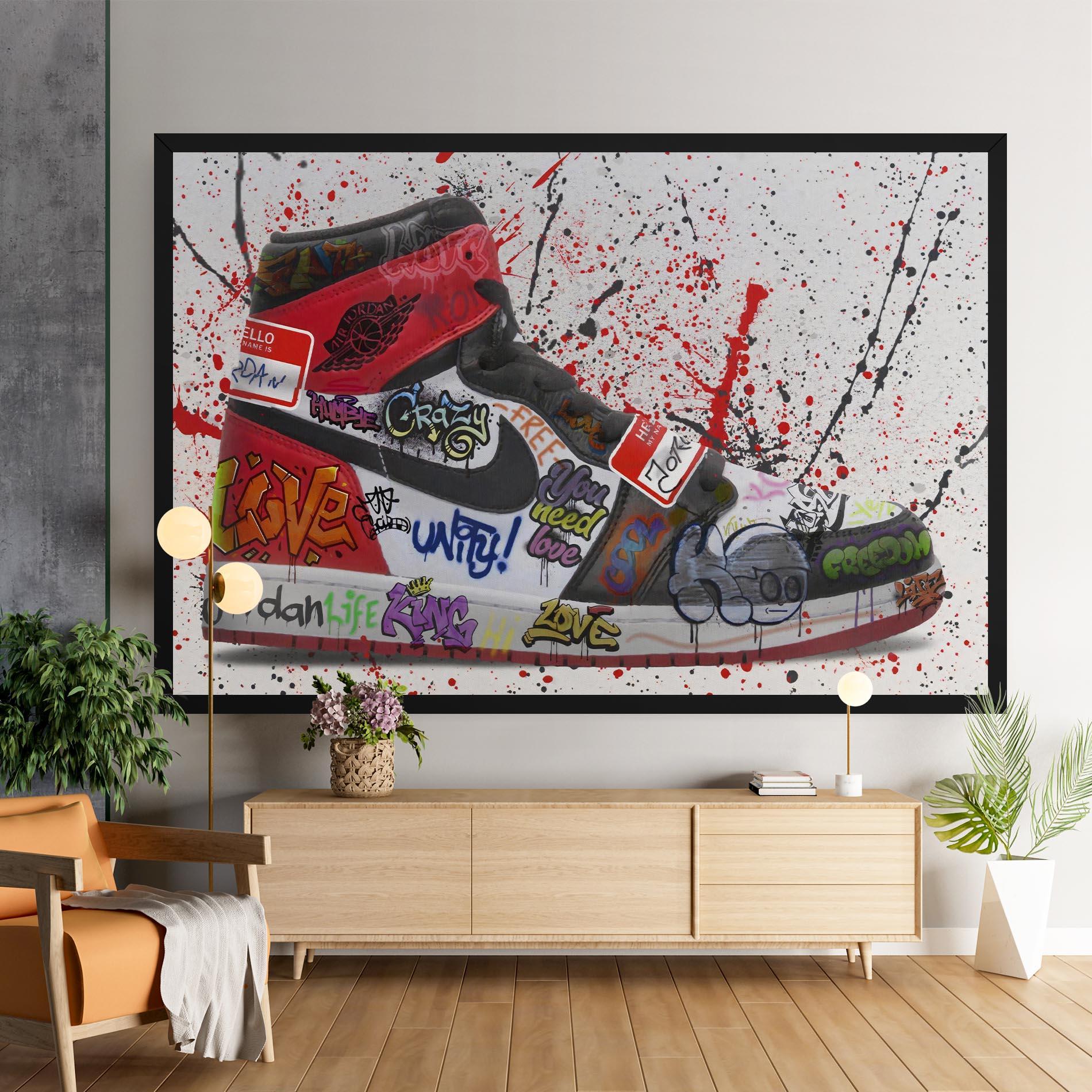 Leinwandbild Jordan Drip mockup 9