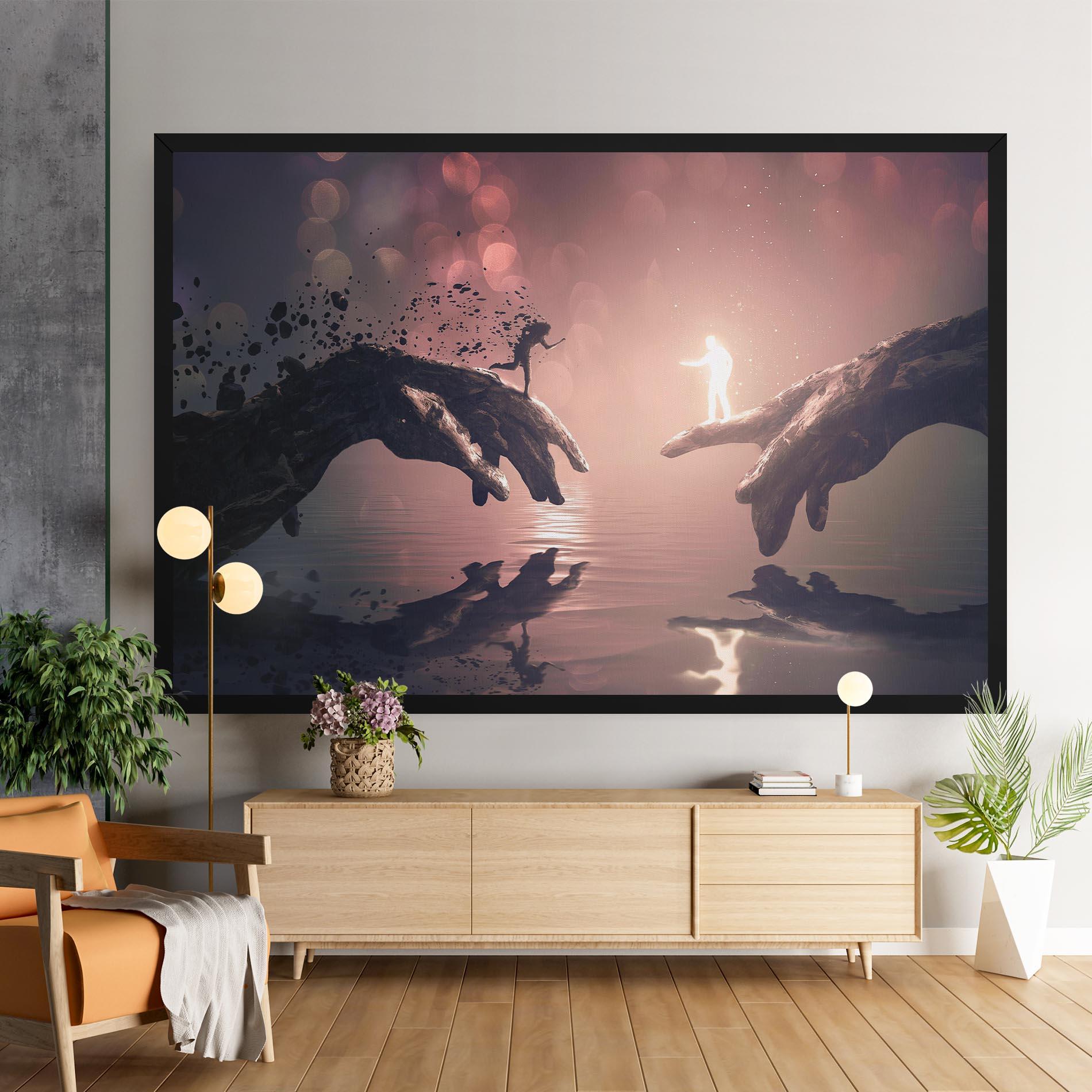 Leinwandbild Life Story mockup 9