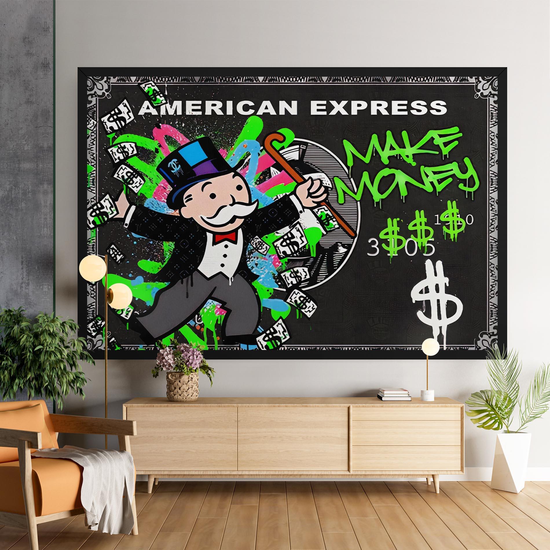 Leinwandbild Make Money mockup 9