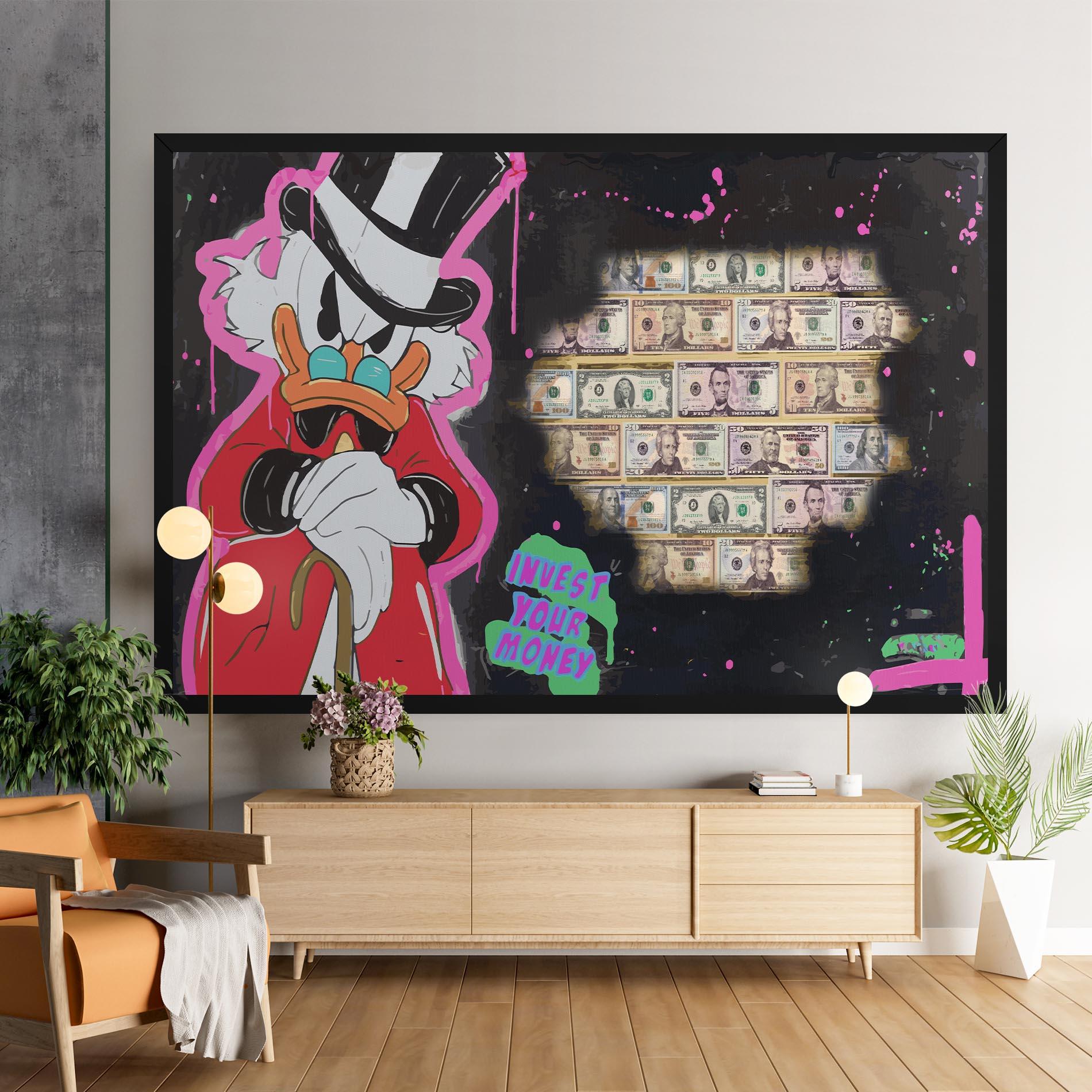 Leinwandbild Money Advice mockup 9