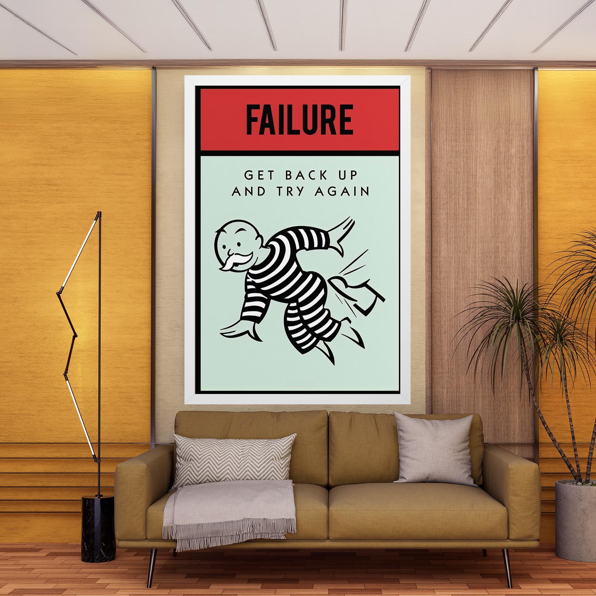 Leinwandbild FAILURE mockup 9