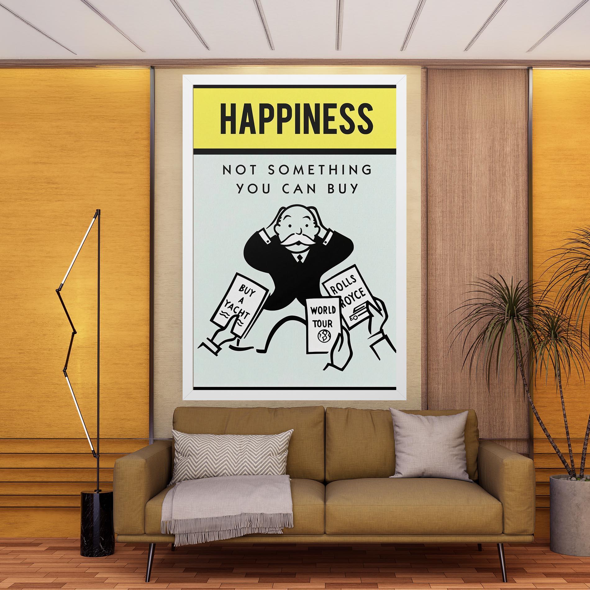 Leinwandbild HAPPINES mockup 9