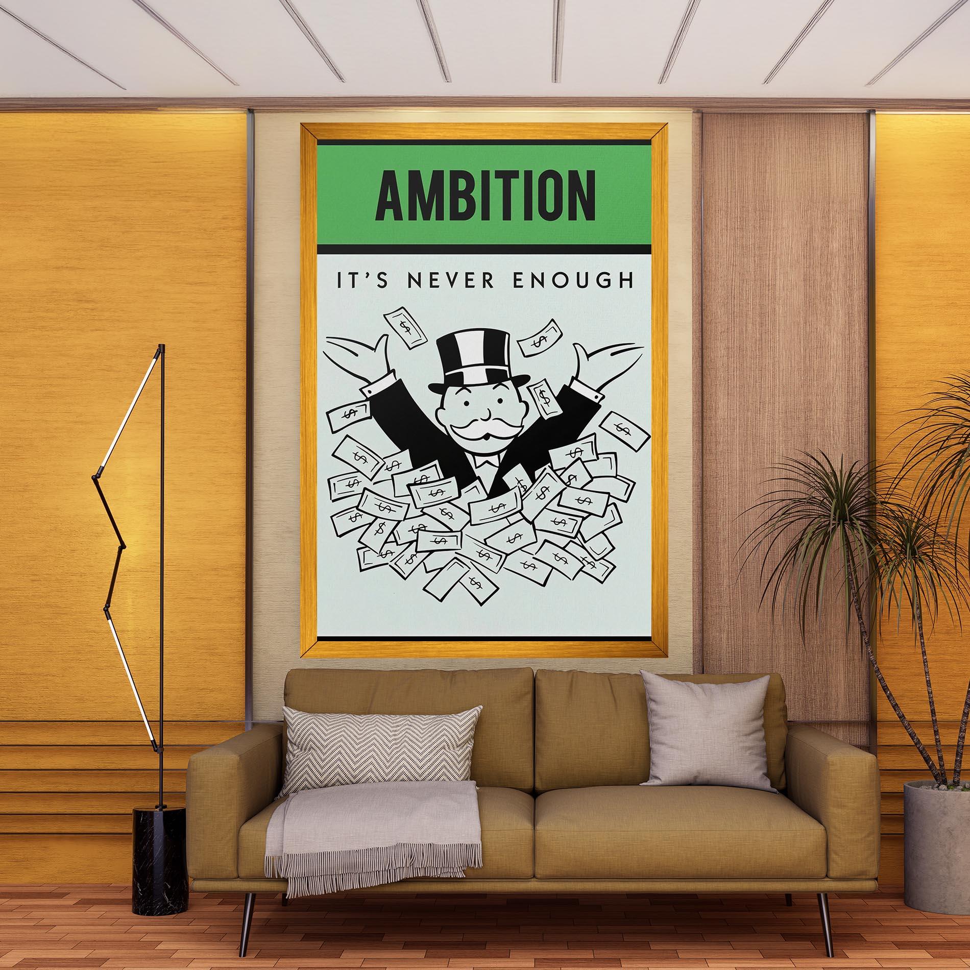 Leinwandbild AMBITION mockup 9