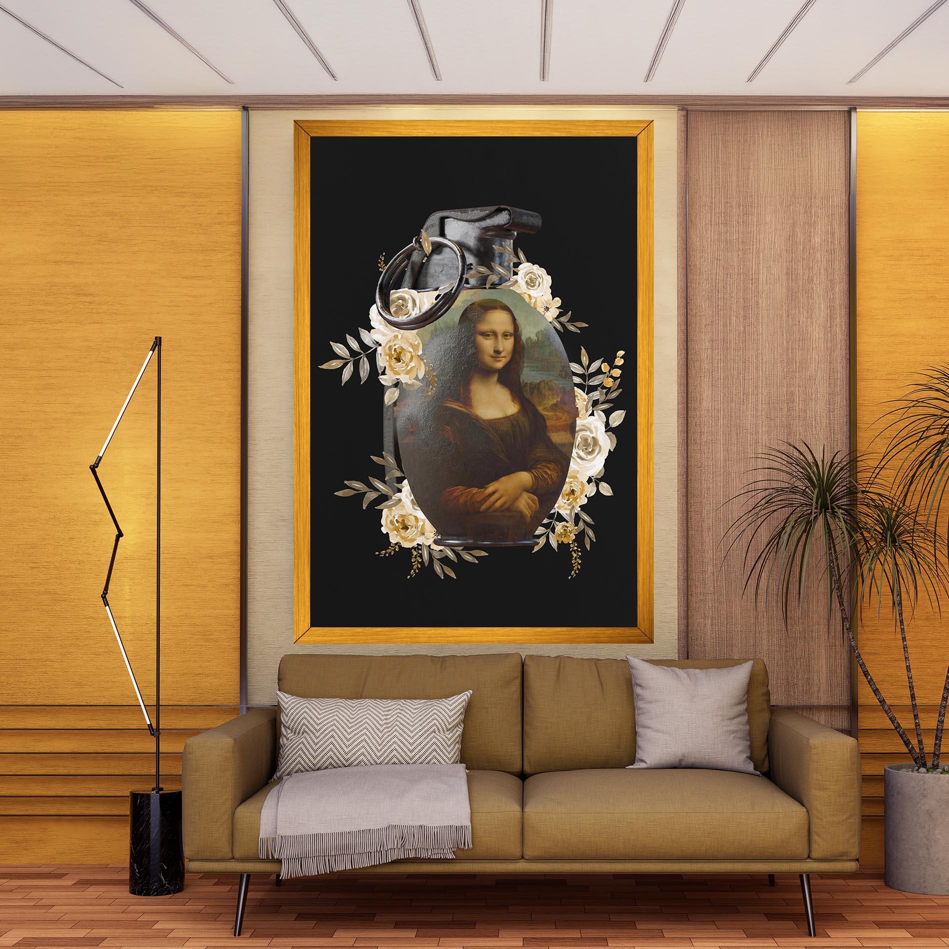 Leinwandbild Monalisa Bomb mockup 9