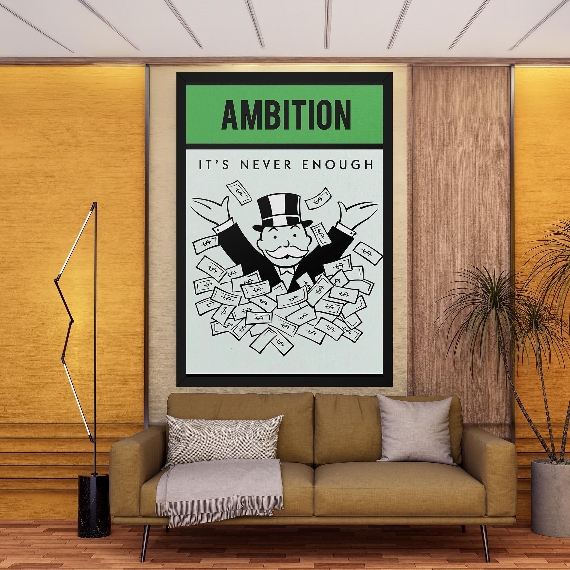 Leinwandbild AMBITION mockup 9