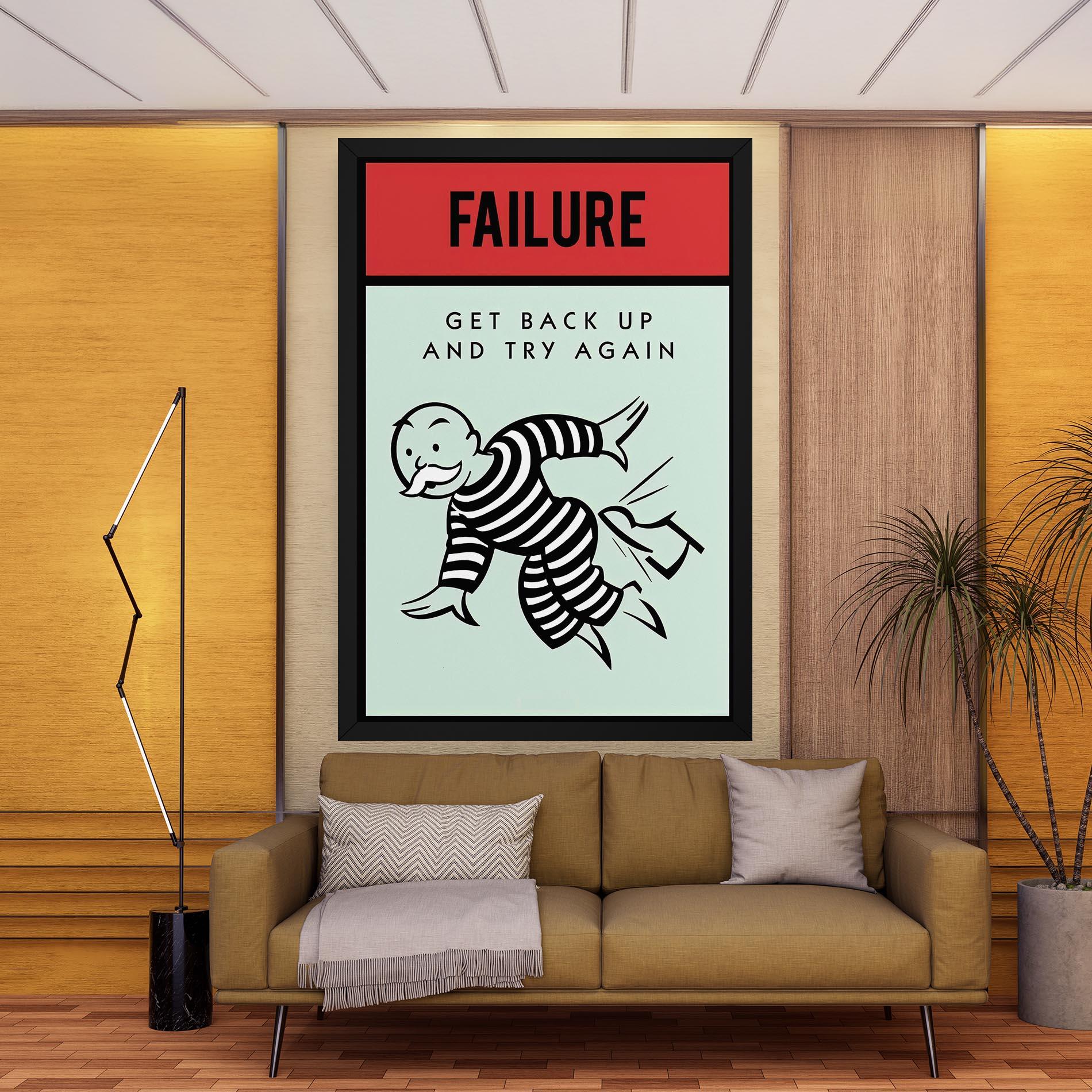 Leinwandbild FAILURE mockup 9