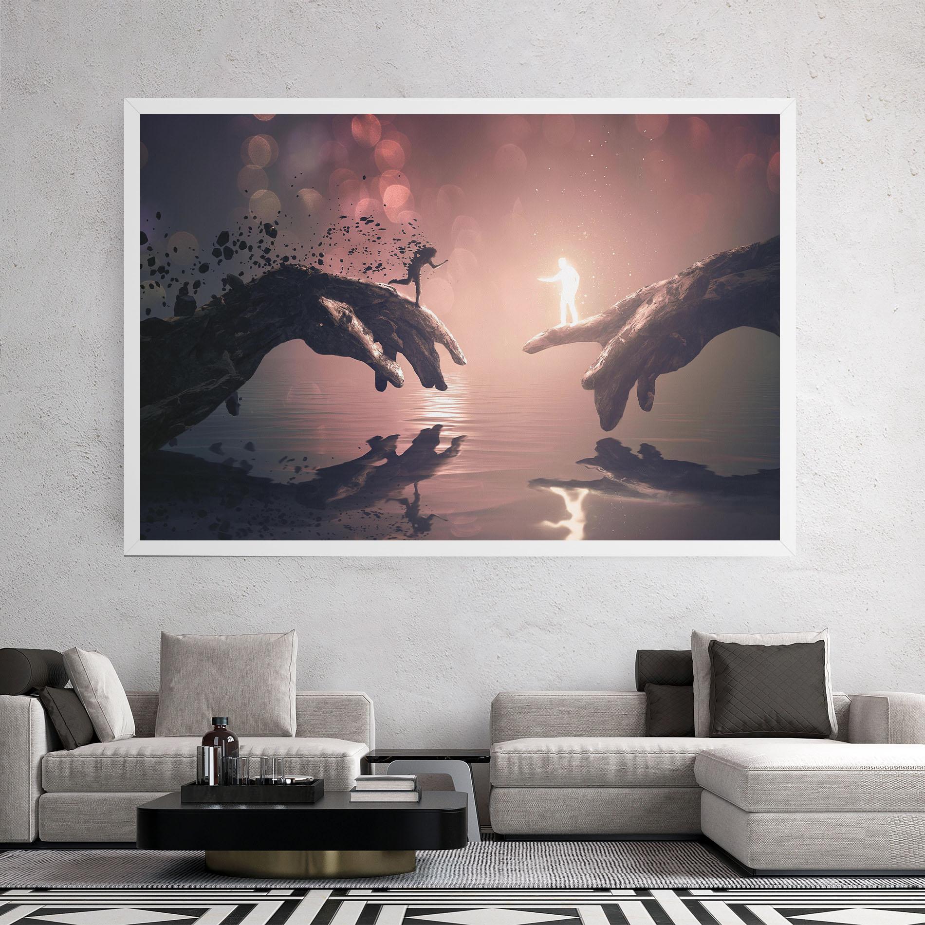 Leinwandbild Life Story mockup 2