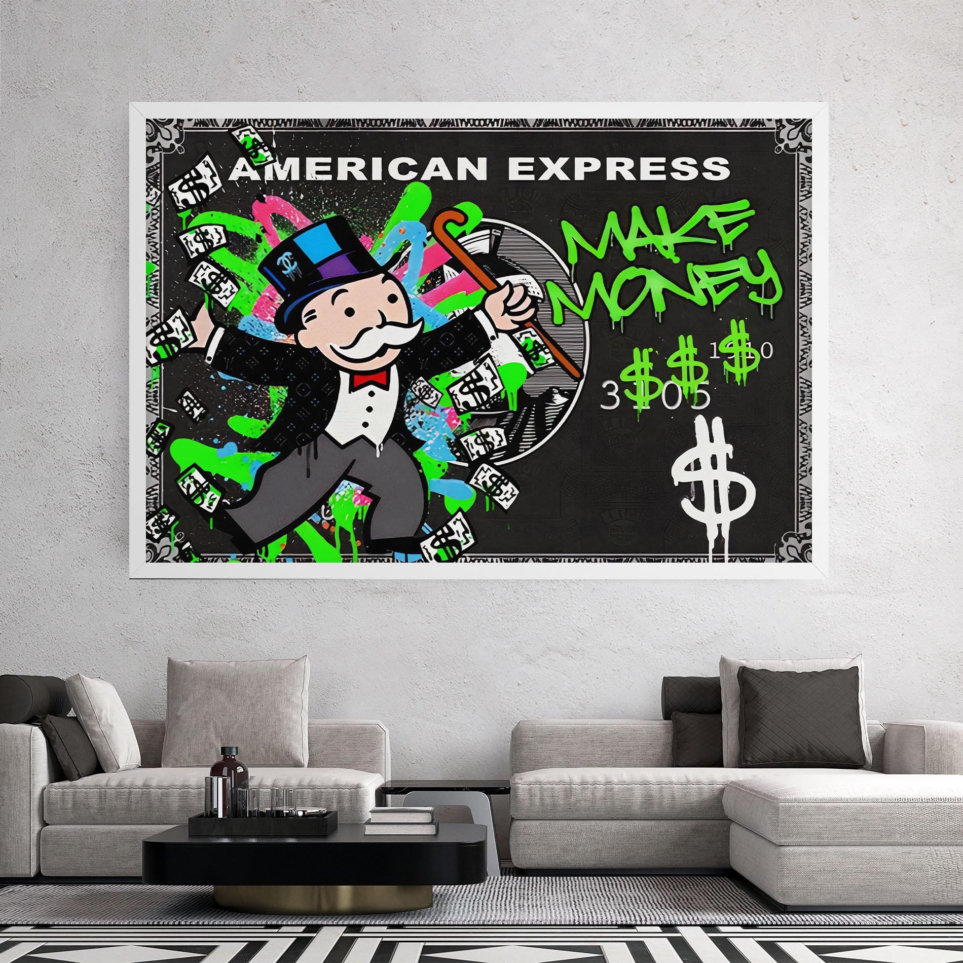 Leinwandbild Make Money mockup 2