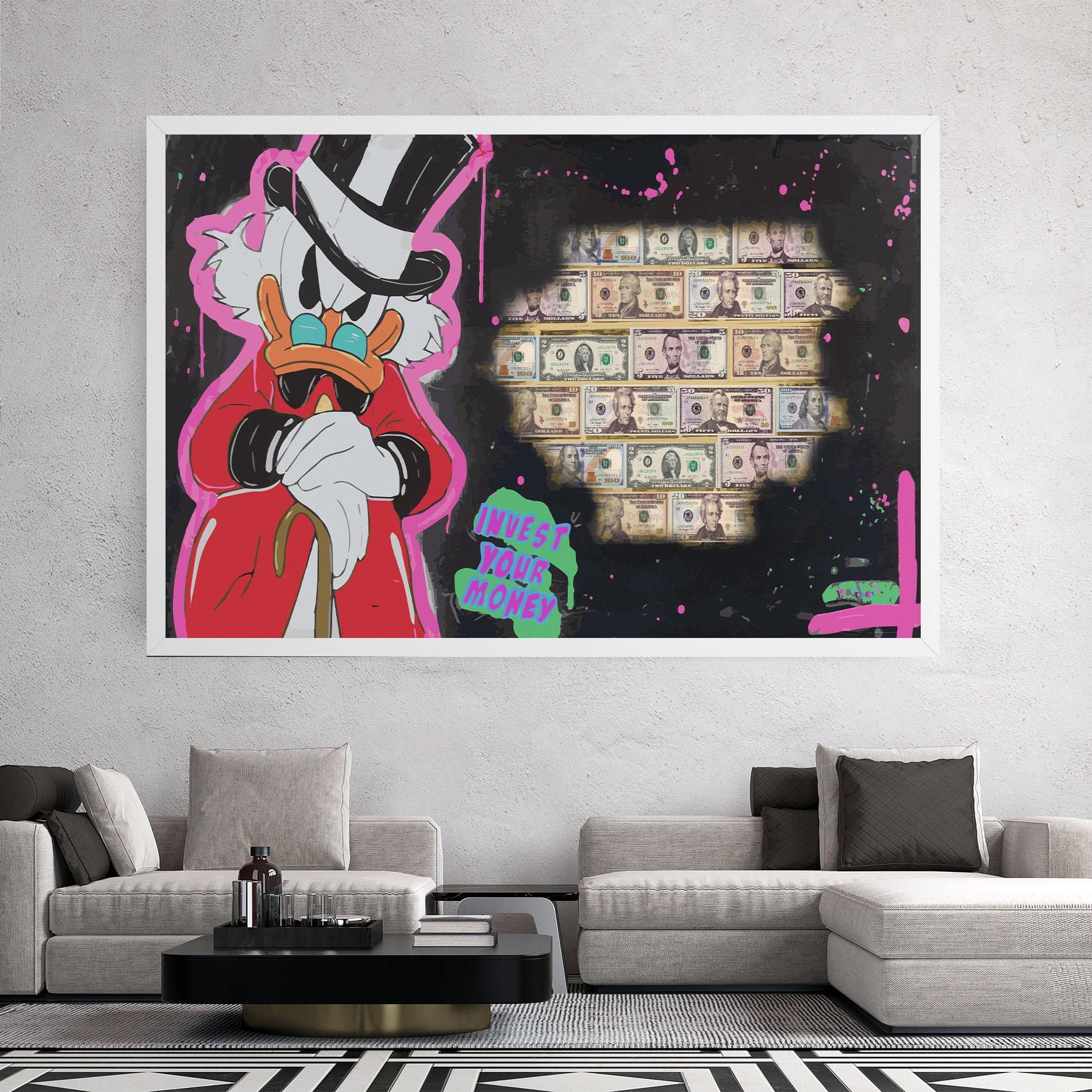 Leinwandbild Money Advice mockup 2