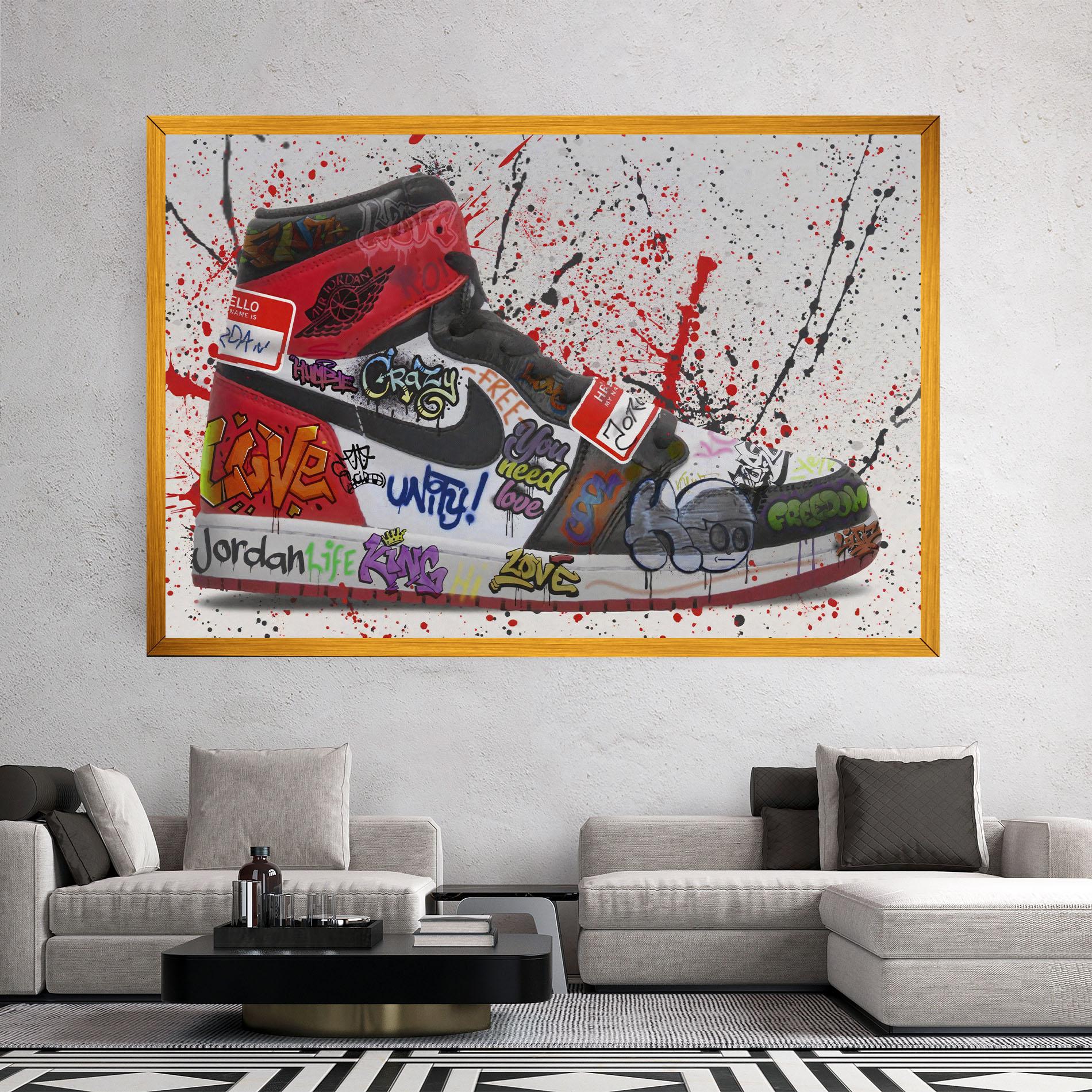 Leinwandbild Jordan Drip mockup 2