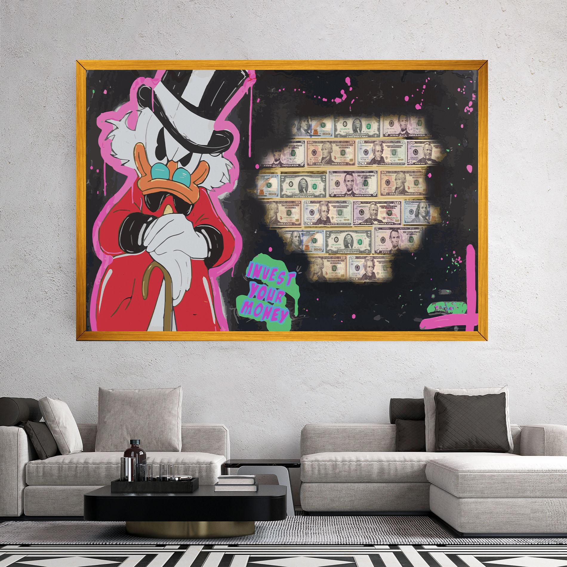 Leinwandbild Money Advice mockup 2