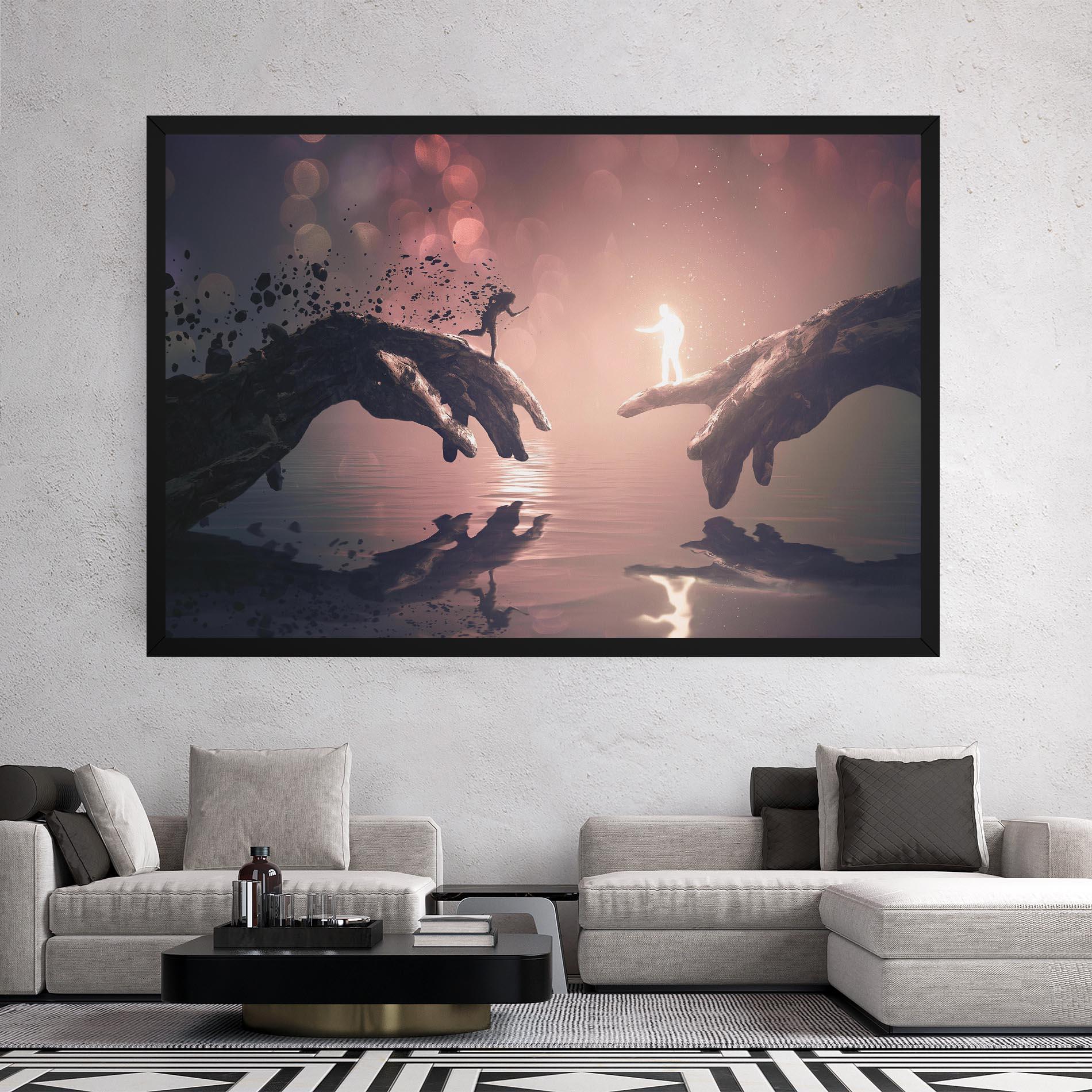 Leinwandbild Life Story mockup 2