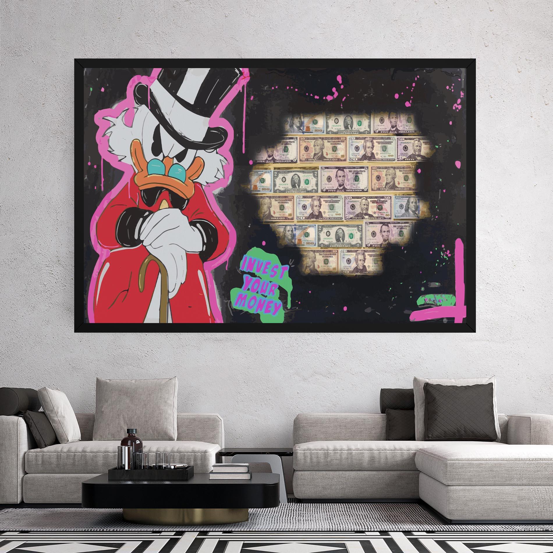 Leinwandbild Money Advice mockup 2