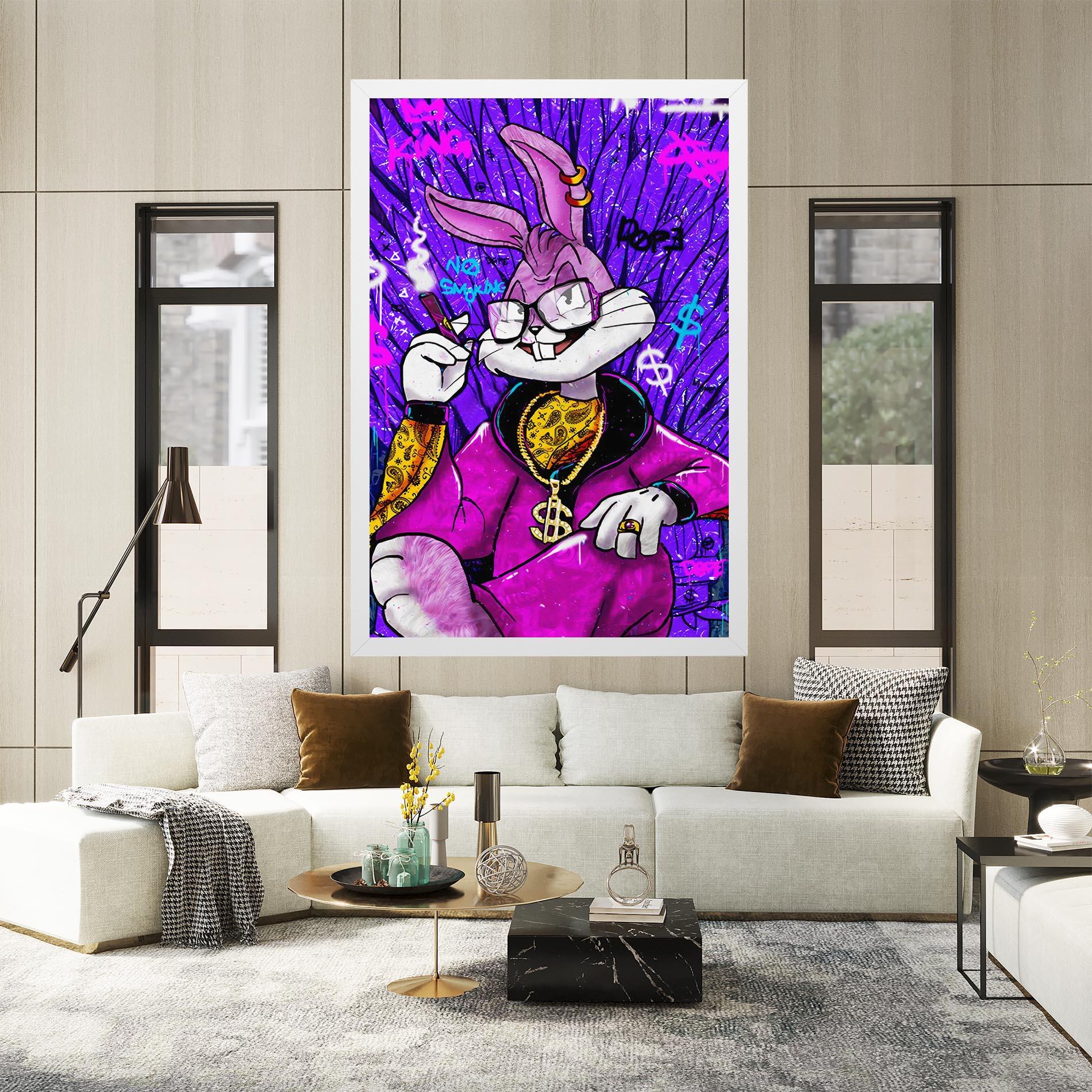 Leinwandbild Boss Buny mockup 2