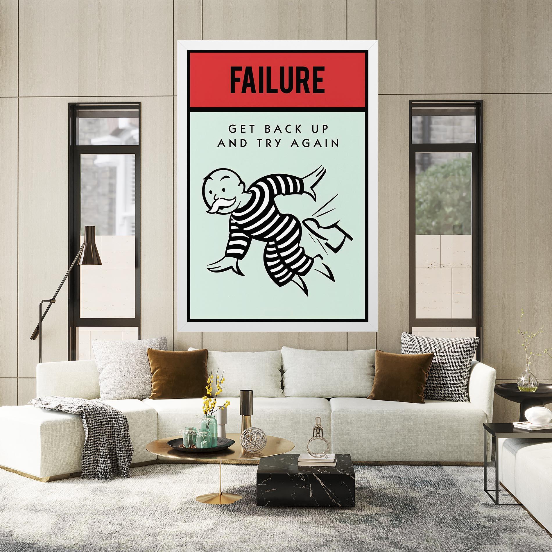 Leinwandbild FAILURE mockup 2