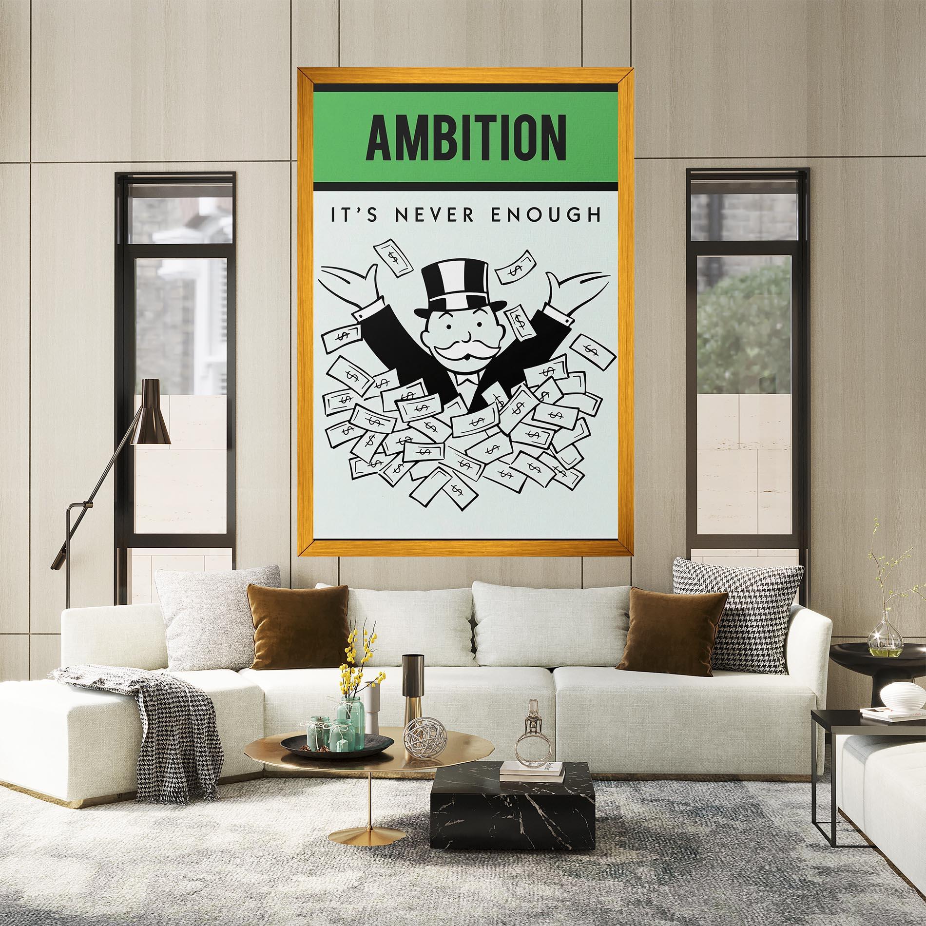 Leinwandbild AMBITION mockup 2