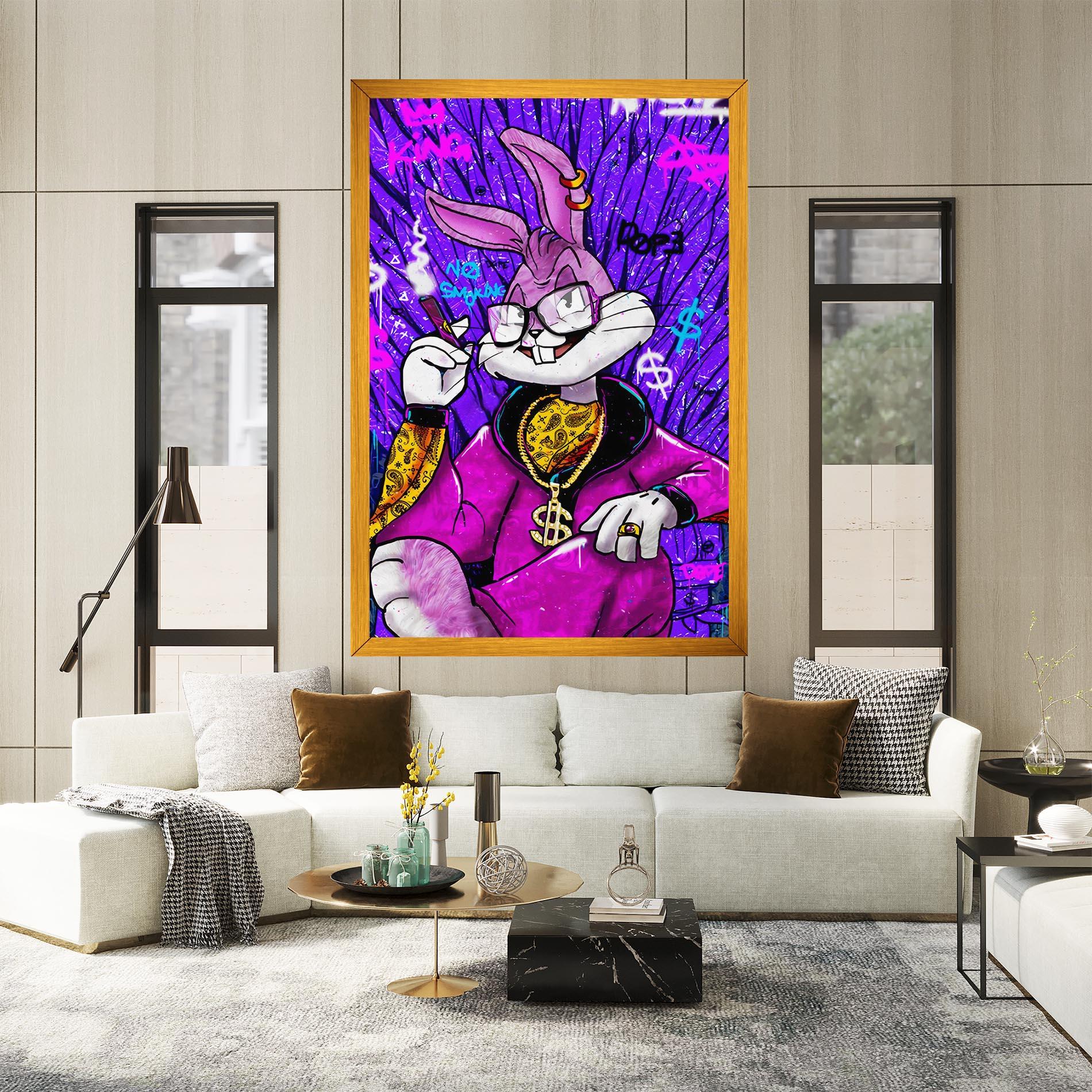 Leinwandbild Boss Buny mockup 2