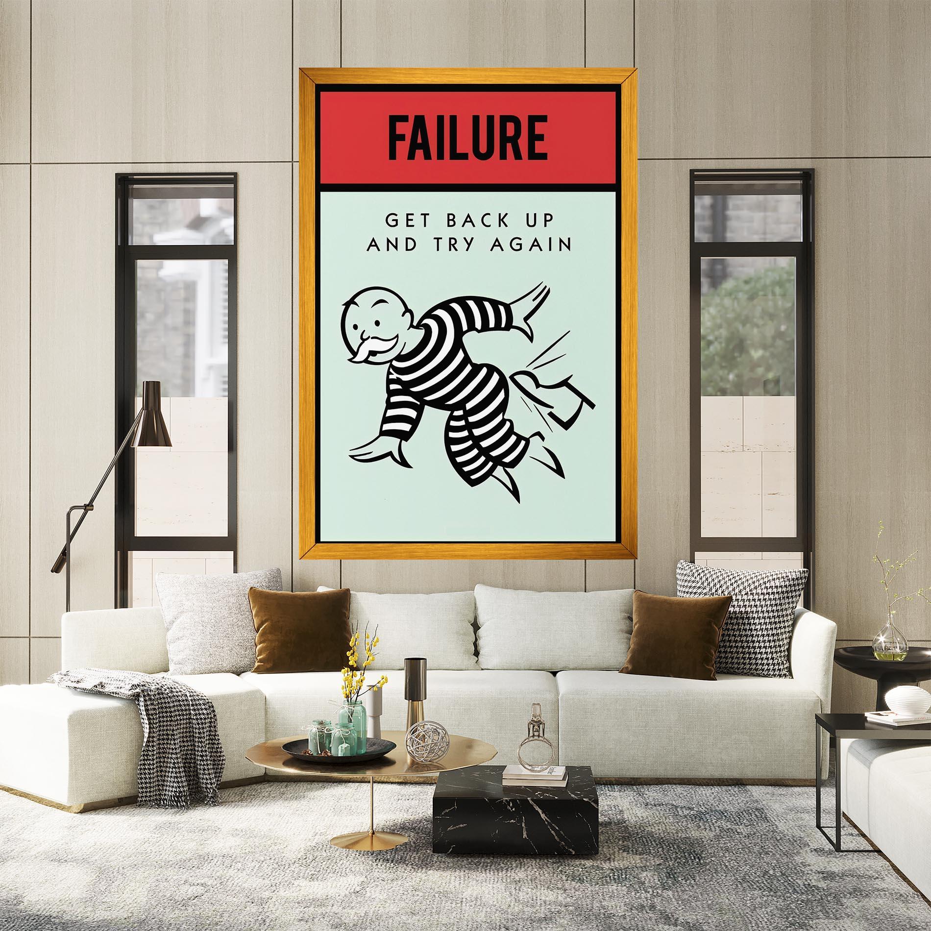 Leinwandbild FAILURE mockup 2