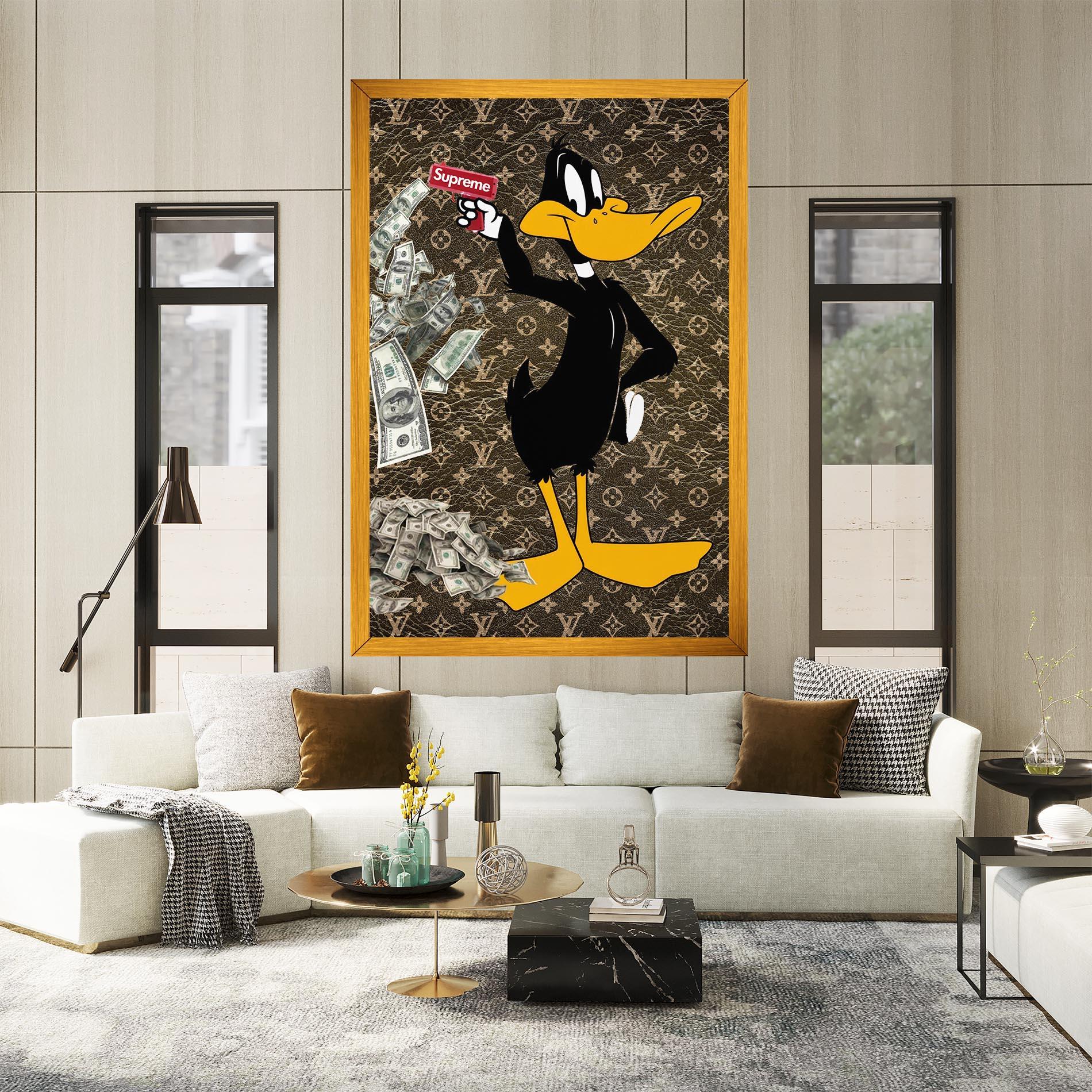Leinwandbild Supreme Daffy mockup 2