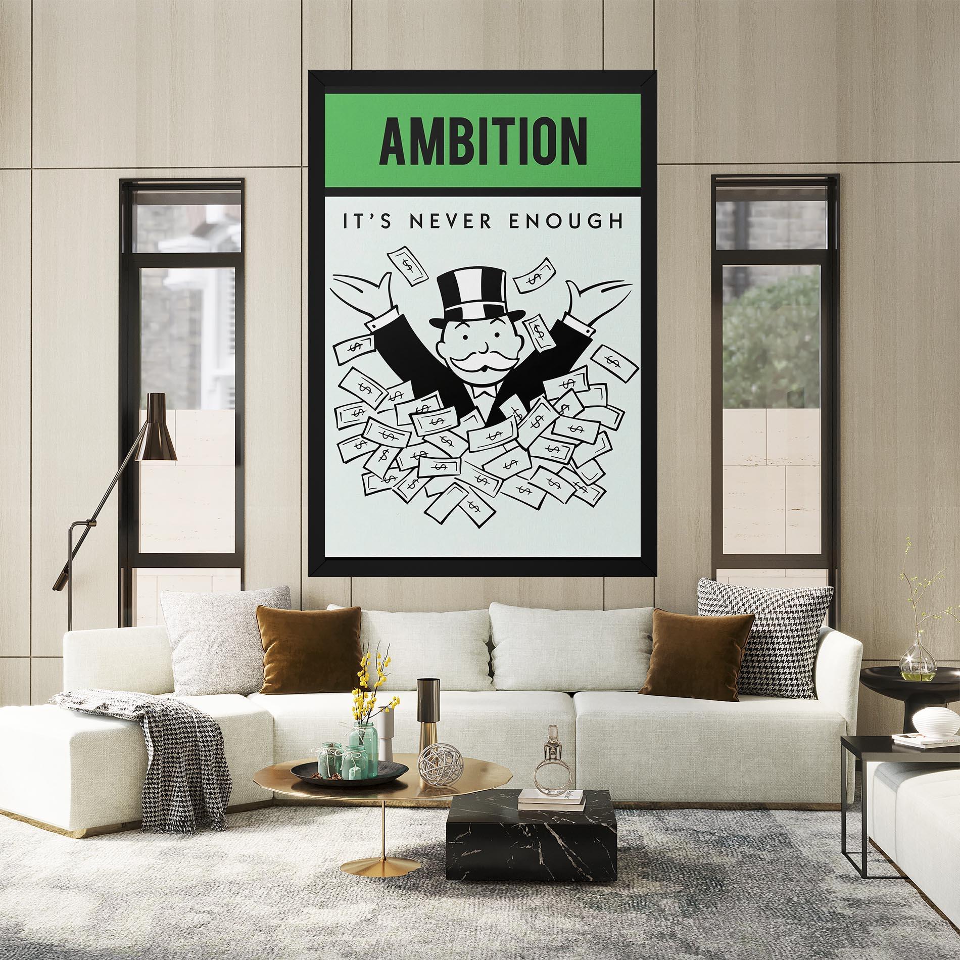 Leinwandbild AMBITION mockup 2