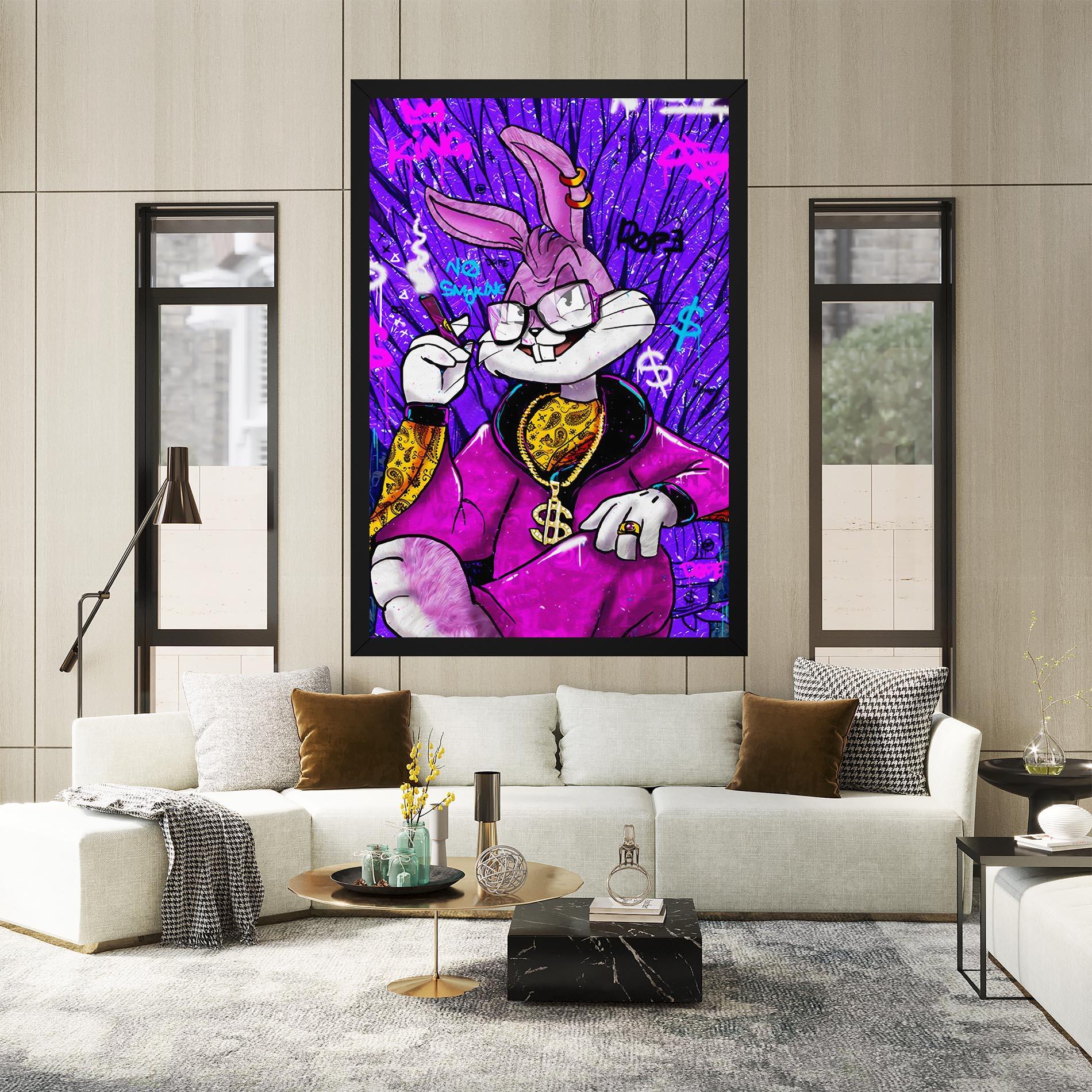 Leinwandbild Boss Buny mockup 2