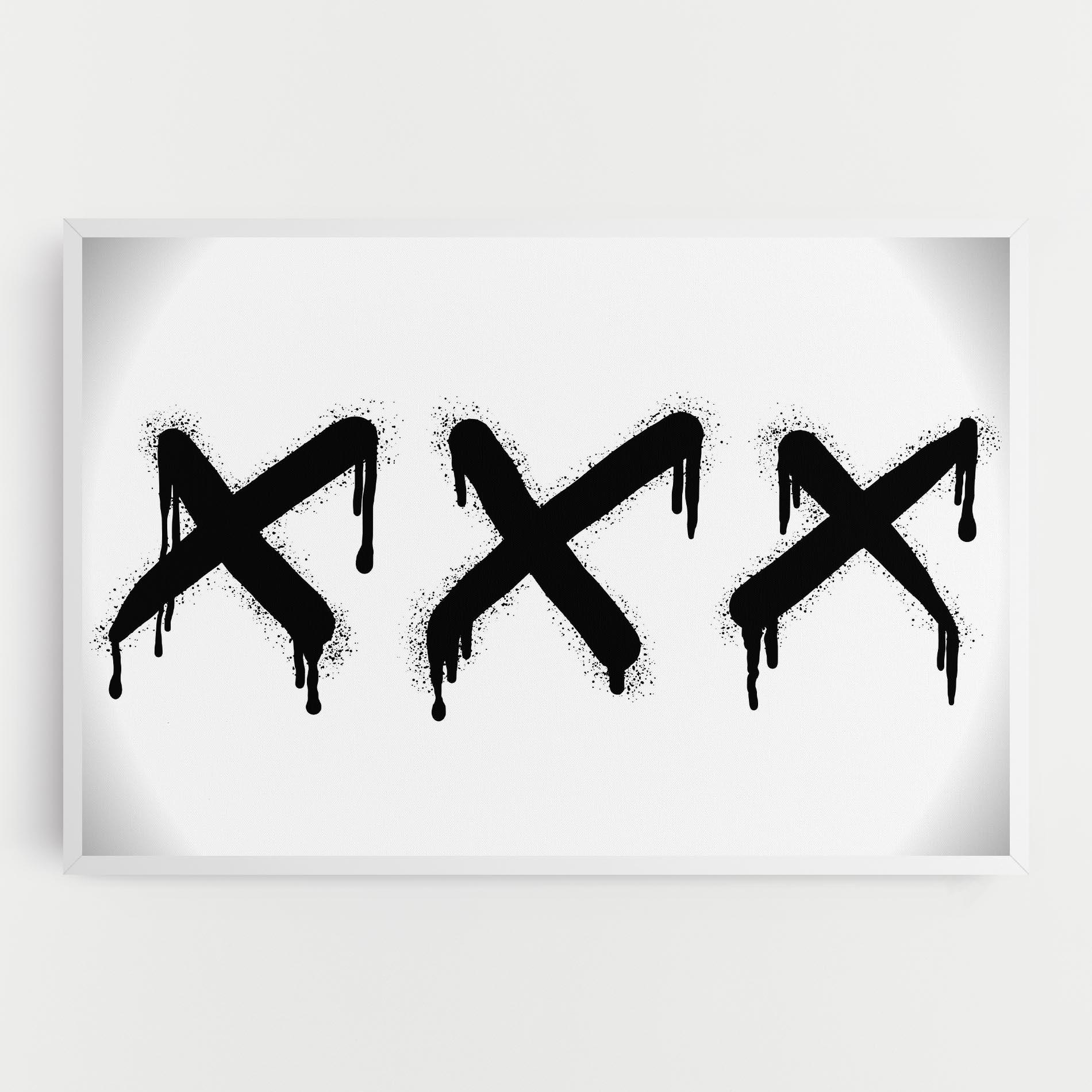 Leinwandbild Grafiti X Spray mockup 0