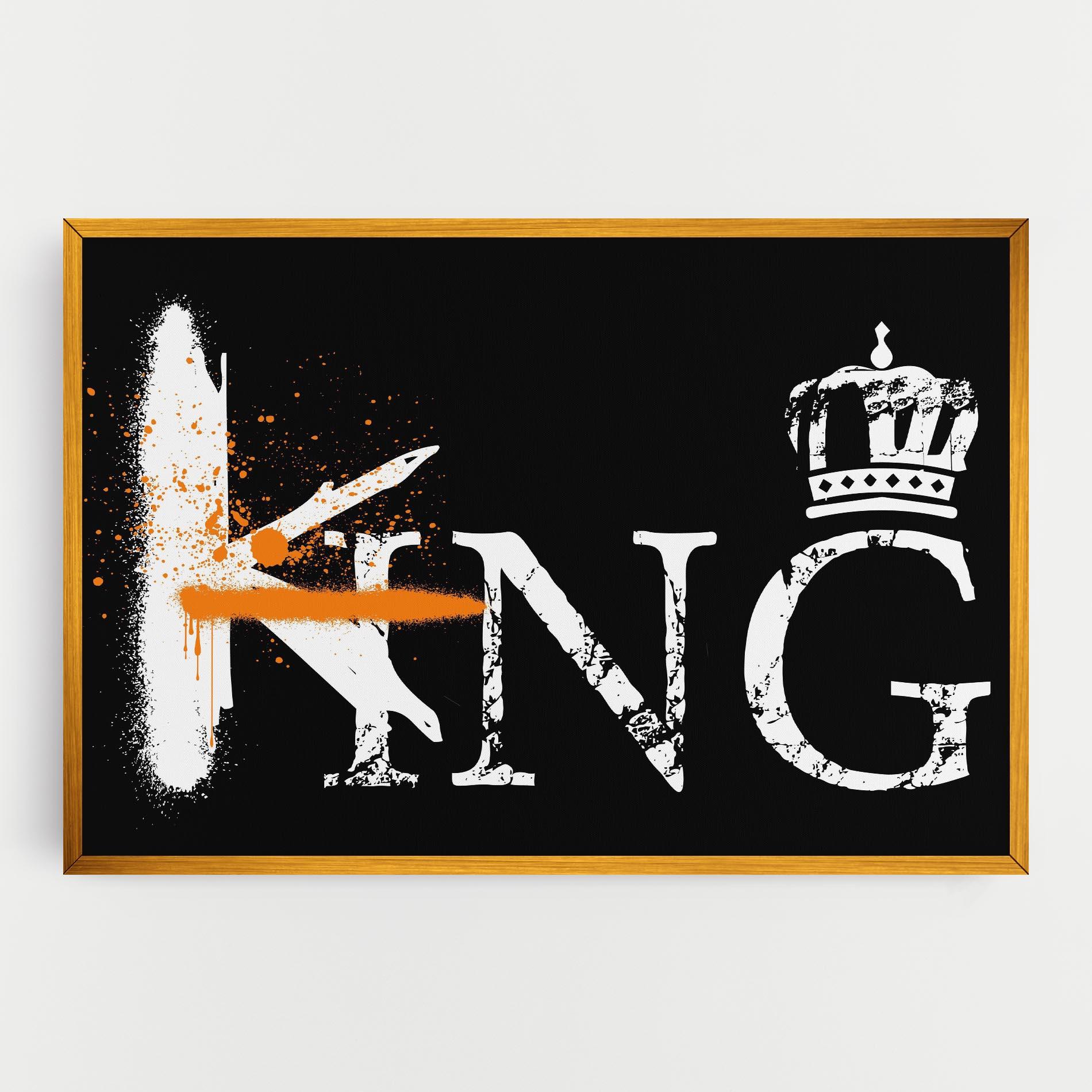 Leinwandbild King Spray mockup 0